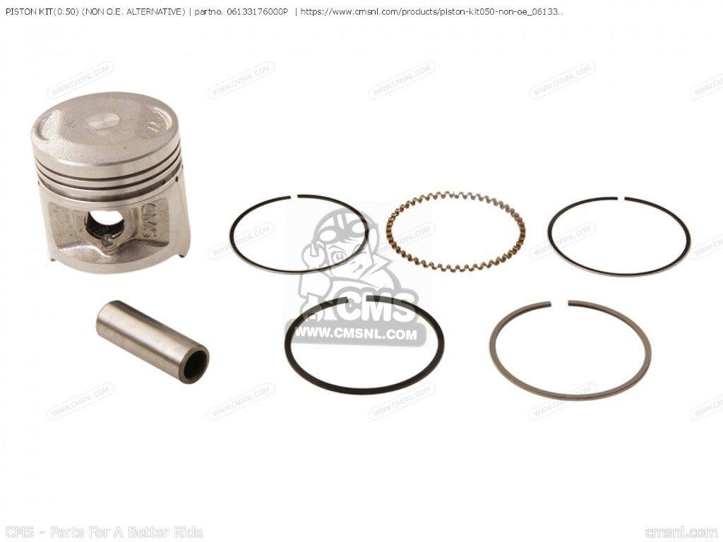 CMS シーエムエス PISTON KIT(0.50) (NON O.E. ALTERNATIVE)［06133176000P］ CB400F CB350F1 FOUR CB350F SUPER SPORT 400 XR80R XR80RS XR80 GENERAL EXPORT EUROPEAN DIRECT SALES FRANCE GERMANY ITALY KPH MPH ENGLAND SWEDEN AUSTRALIA CB400F1 CANADA CB400F2