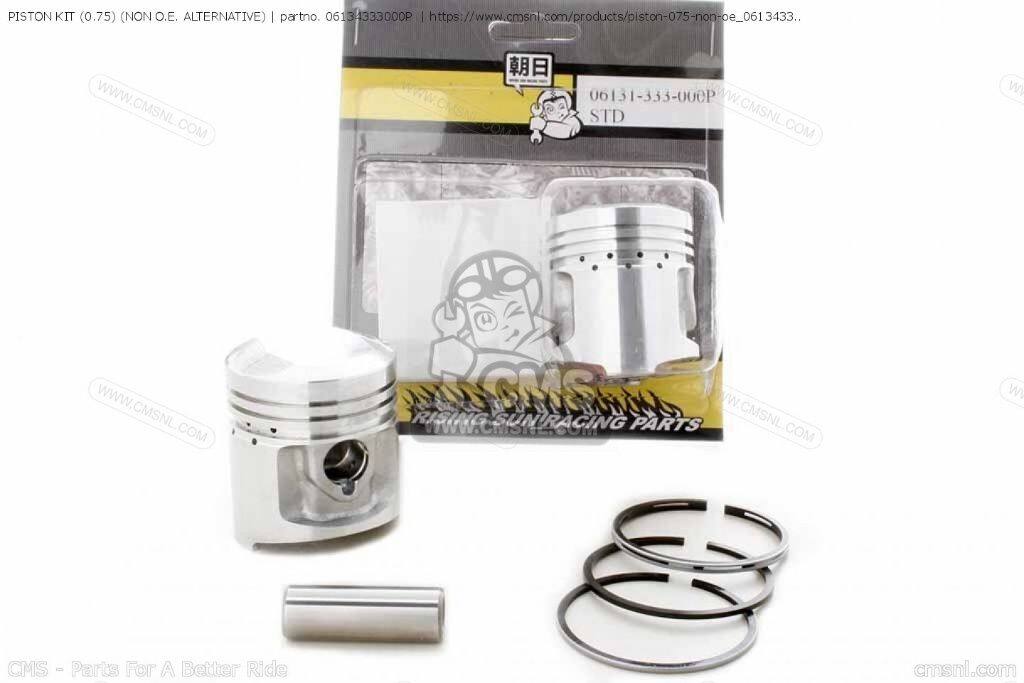 CMS シーエムエス PISTON KIT (0.75)［06134333000P］ CB400F CB350F1 FOUR CB350F SUPER SPORT 400 XR80R XR80RS XR80 GENERAL EXPORT EUROPEAN DIRECT SALES FRANCE GERMANY ITALY KPH MPH ENGLAND SWEDEN AUSTRALIA CB400F1 CANADA CB400F2 HONDA ホンダ ピストン