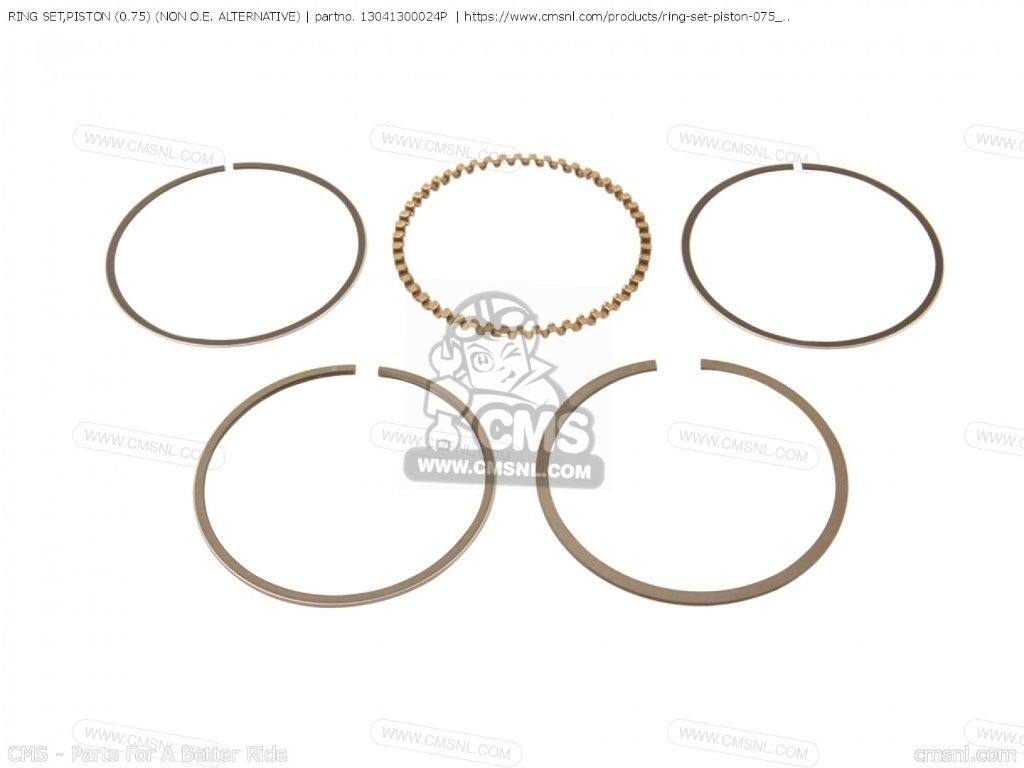 樂天商城 - CMS シーエムエス RING SET，PISTON (0.75) (NON O.E. ALTERNATIVE)［13041300024P］ HONDA ホンダ ピストンリング エンジンパーツ エンジン