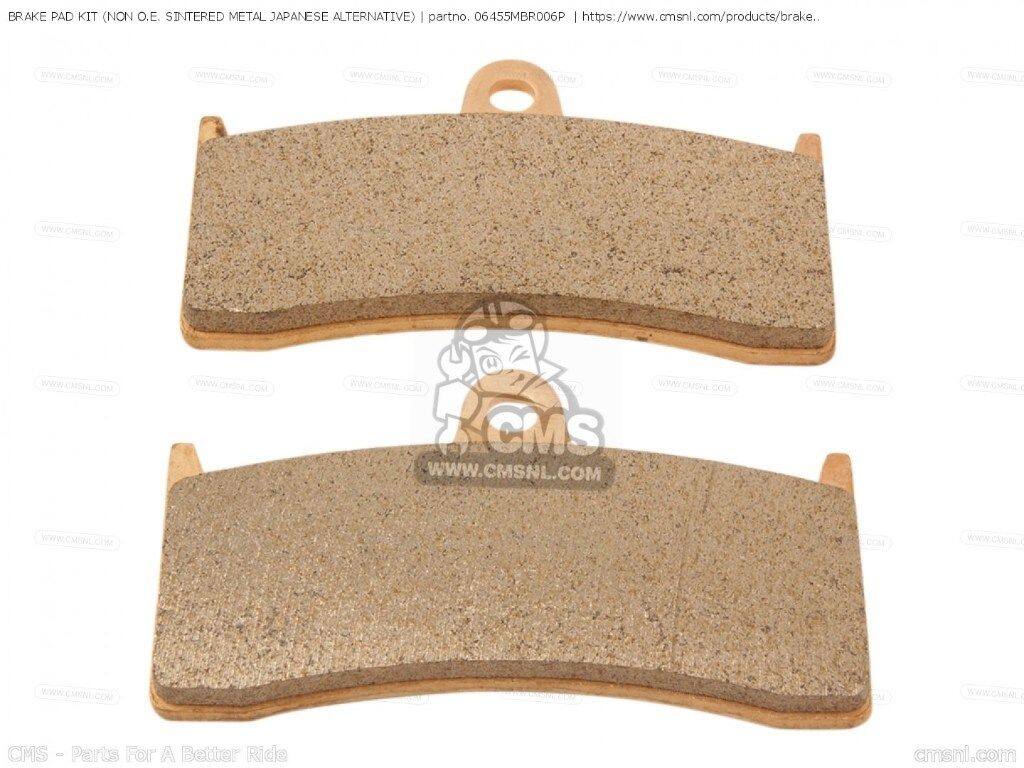 CMS シーエムエス BRAKE PAD KIT (NON O.E. SINTERED METAL JAPANESE ALTERNATIVE)...