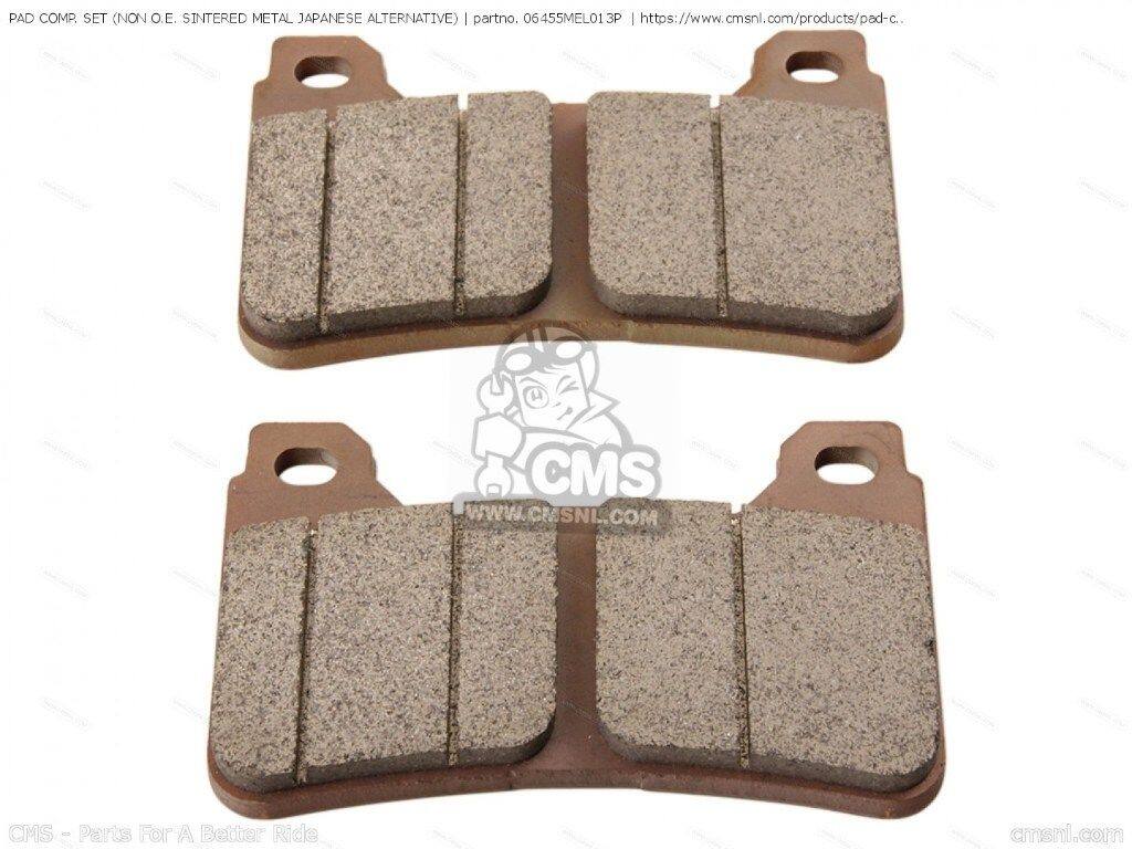 CMS シーエムエス PAD COMP. SET (SINTERED METAL) (NON O.E. JAPANESE ALTERNAT (NAS)［06455MEL013P］ CBR1000RR FIREBLADE CBR600RR CBR1000RA CB1000RA CB1000R REPSOL CBR600RA HONDA ホンダ ブレーキパッド ブレーキ