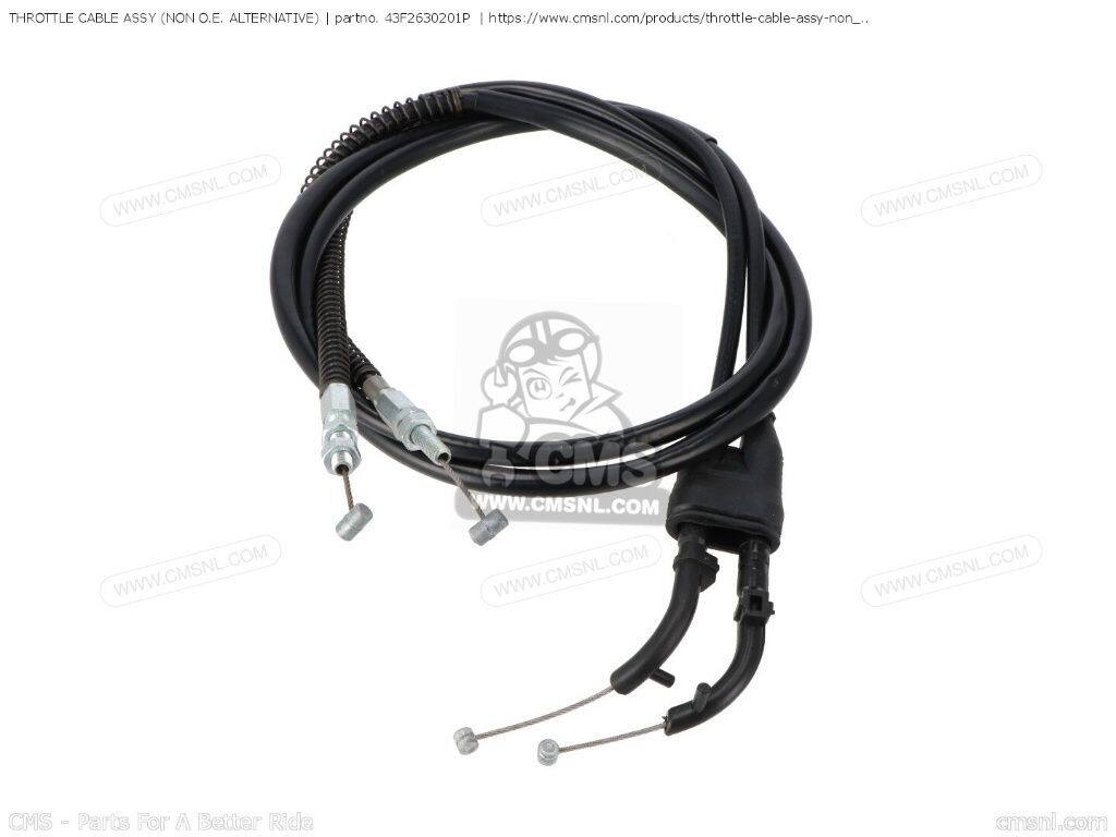 CMS シーエムエス THROTTLE CABLE ASSY (NON O.E. ALTERNATIVE)［43F2630201P］ XT...