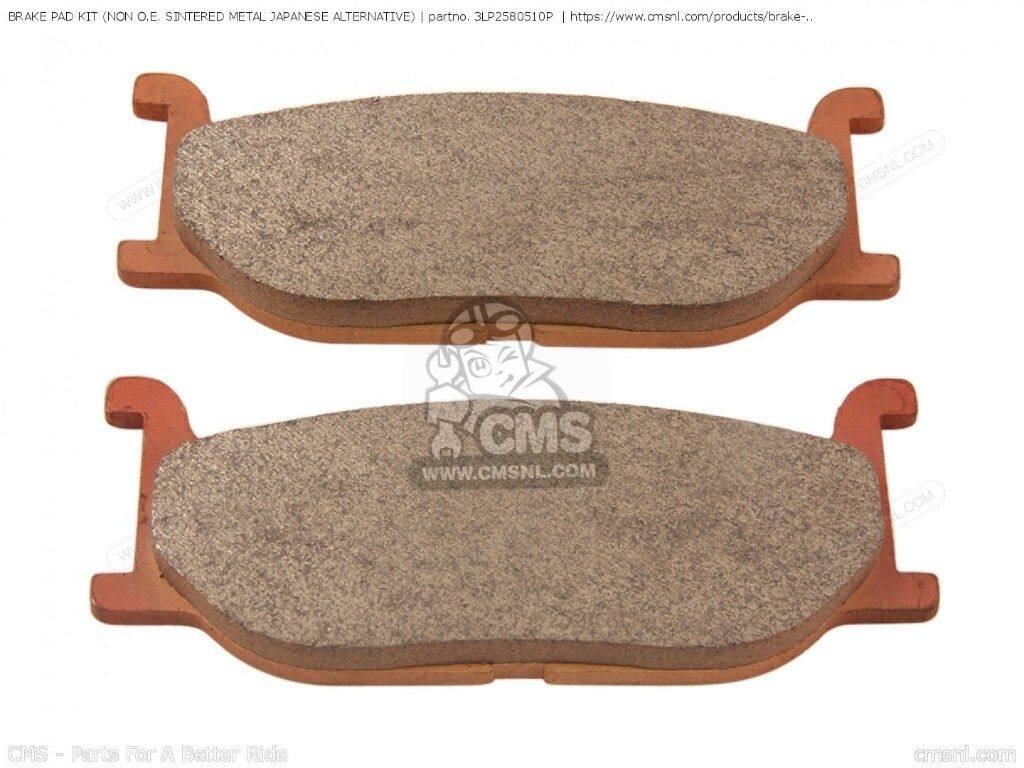 CMS シーエムエス BRAKE PAD KIT (SINTERED METAL) (NON O.E. JAPANESE ALTERNAT (NAS)［3LP2580510P］ XJ900S XVS650 XV750 XJ900SH XJ900SJ XJ900SK XJ900SP YAMAHA ヤマハ ブレーキパッド ブレーキ