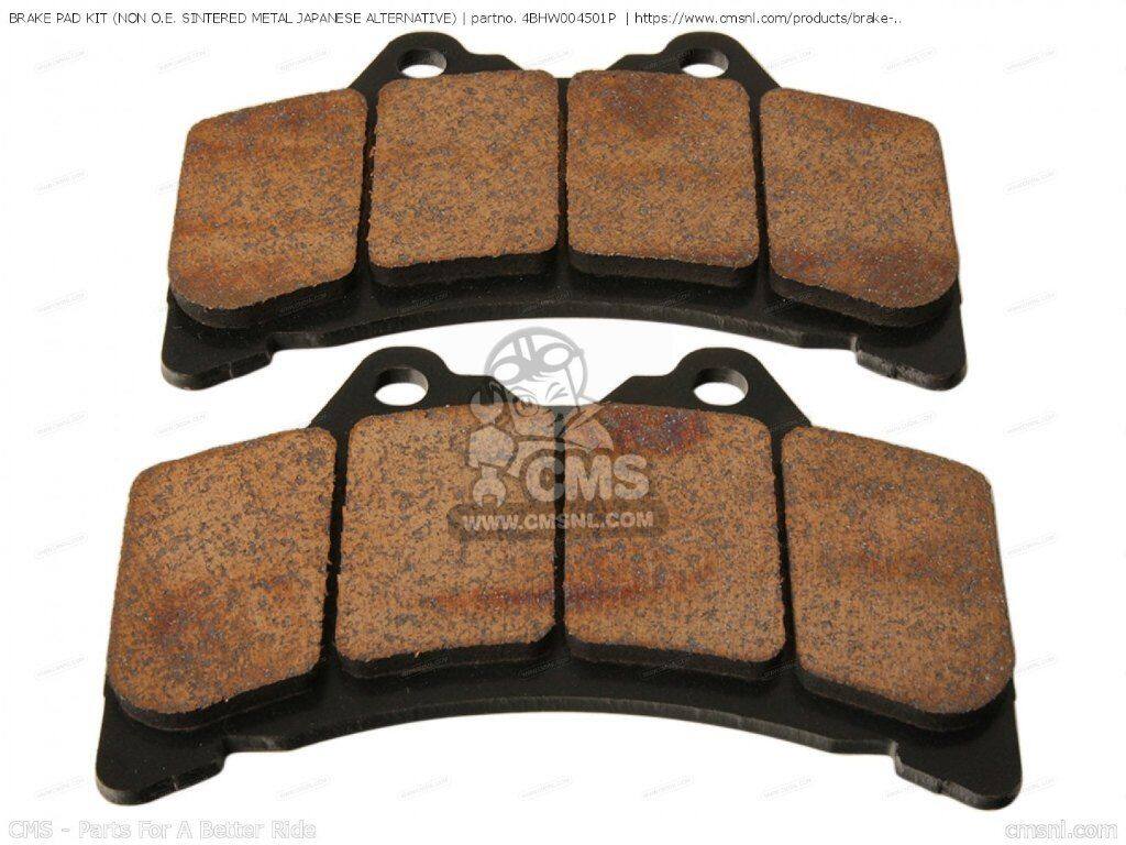 CMS シーエムエス BRAKE PAD KIT (SINTERED METAL) (NON O.E. JAPANESE ALTERNAT (NAS)［4BHW004501P］ GTS1000 GTS1000A GTS1000AC YAMAHA ヤマハ ブレーキパッド ブレーキ