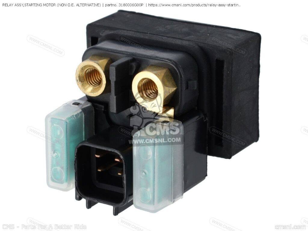 CMS シーエムエス RELAY ASSY，STARTING MOTOR (NON O.E. ALTERNATIVE)［3180006G00P］ SUZUKI スズキ リレー 電装系