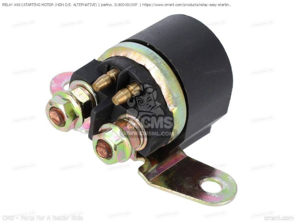 CMS シーエムエス RELAY ASSY，STARTING MOTOR (NON O.E. ALTERNATIVE)［3180049100P］ SUZUKI スズキ リレー 電装系