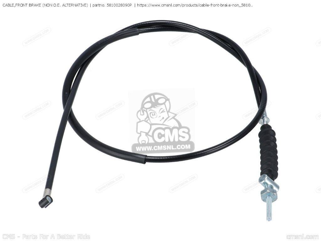CMS シーエムエス CABLE，FRONT BRAKE (NON O.E. ALTERNATIVE)［5810028090P］ DS125 DS185 RV125 TC125 1972 TC185 TS125 TM100 TM125 TS185 SUZUKI スズキ ブレーキワイヤー・ブレーキケーブル ブレーキ