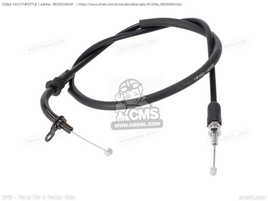 CMS シーエムエス CABLE ASSY，THROTTLE (NON O.E. ALTERNATIVE)［5830006B00P］ GSXR1100 GSXR750 GSXR750R GSXR750X SUZUKI スズキ スロットルワイヤー・アクセルワイヤー ハンドル周辺パーツ ハンドル