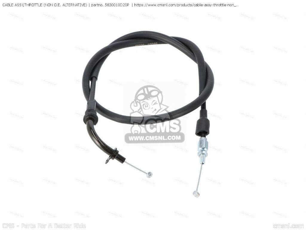 CMS シーエムエス CABLE ASSY，THROTTLE (NON O.E. ALTERNATIVE)［5830010D20P］ GSF400 BANDIT SUZUKI スズキ スロットルワイヤー・アクセルワイヤー ハンドル周辺パーツ ハンドル