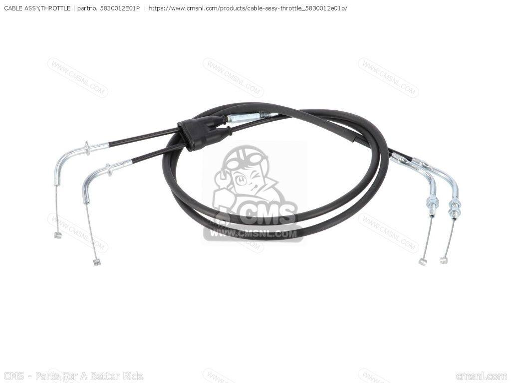 CMS シーエムエス CABLE ASSY，THROTTLE (NON O.E. ALTERNATIVE)［5830012E01P］ DR650SE DR650RE DR650REU DR650R DR650RU SUZUKI スズキ スロットルワイヤー・アクセルワイヤー ハンドル周辺パーツ ハンドル