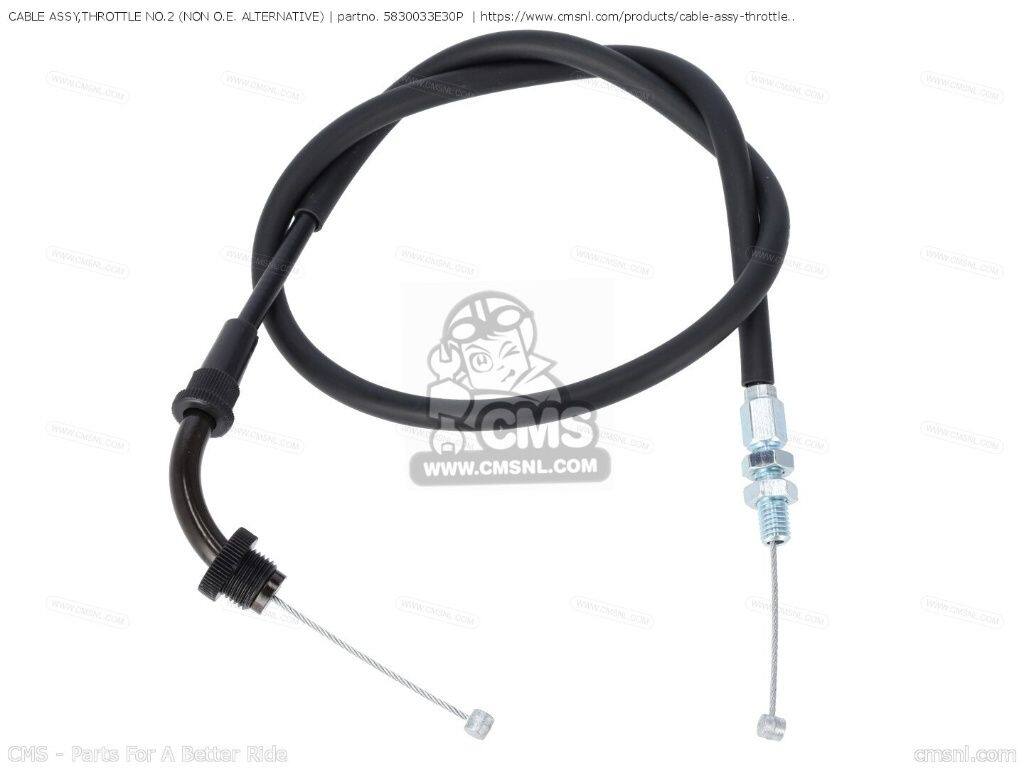 乐天商城 - CMS シーエムエス CABLE ASSY，THROTTLE NO.2 (NON O.E. ALTERNATIVE)［5830033E30P］ GSXR750 SUZUKI スズキ スロットルワイヤー・アクセルワイヤー ハンドル周辺パーツ ハンドル