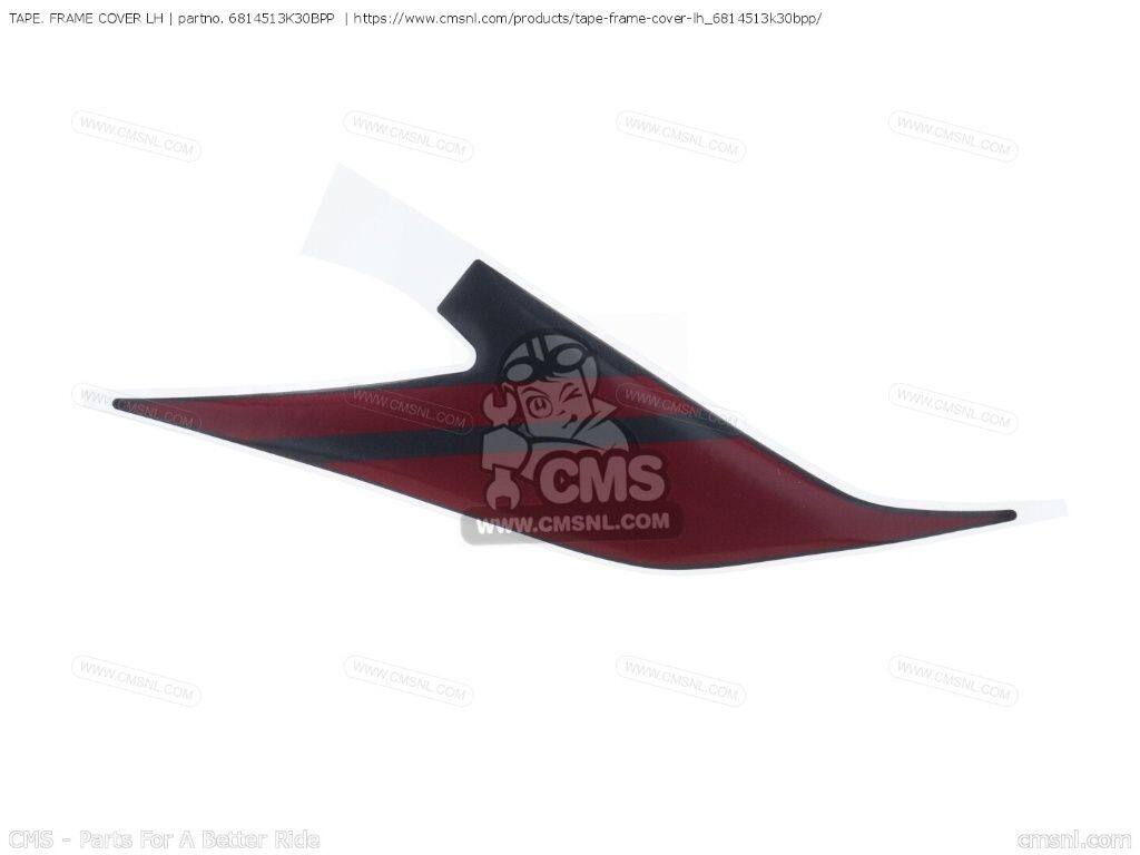 ■商品概要CMS製の互換部品互換純正品番：6814513K30BP■詳細説明【世界中の名車を蘇らせるCMS。あなたの愛車に、再び命を吹き込みませんか？】「メーカー廃盤(ご相談パーツ)で修理を諦めていた...」「オークションで出所不明の中古品を買うより、安心できる新品が欲しい...」そんなクラシックバイク・絶版車オーナーの救世主となるのが、オランダに本拠を置く世界最大級のパーツサプライヤー「CMS」です。1948年の名車から最新モデルまで、圧倒的なラインナップで、あなたの愛車への情熱とレストアを強力にサポートします。■幻のパーツが手に入る！高品質なリプロパーツの感動CMSの最大の魅力は、貴重なデッドストック純正部品だけでなく、すでに供給が途絶えたマフラーや電装系などの重要部品を、オリジナルの寸法や外観に合わせて精巧に復元した「高品質リプロダクションパーツ(代替品)」を豊富に扱っている点です。■プロフェッショナルな部品探しの醍醐味CMSの商品は、プロのメカニックが愛用する「パーツリスト(展開図)」をベースに厳密に管理されています。そのため、商品名が「DIAGRAM(図解)」とだけ表記され、詳細な説明文がない、まさに玄人向けの実用的な仕様となっています。ご注文の際は、宝探しのように必ずご自身の愛車の「メーカー純正パーツリスト」を開き、記載されている『純正部品番号(OEM品番)』と本ページの品番が完全に一致しているかをご自身でご確認ください。■注意点※海外メーカーの製品は、納期が不安定な場合がございます。※商品画像はイメージです。実際の商品と異なる場合がございます。※互換部品のため、純正品とは仕様が異なる場合がございます。　※受注後のキャンセル、返品、都合交換はできません。予めご了承ください。■適合車種GSX-S750A(ZA)&ensp;GSX-S750A(ZA) 年式: 18