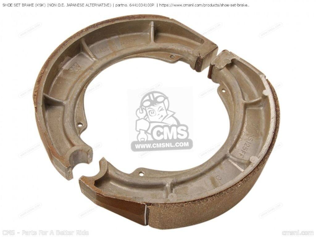 CMS シーエムエス SHOE SET BRAKE (KSK) (MCA)［6441034100P］ GS550 GS550L GT550 GS550D GS550E SUZUKI スズキ ブレーキシュー ブレーキ(2.0)
