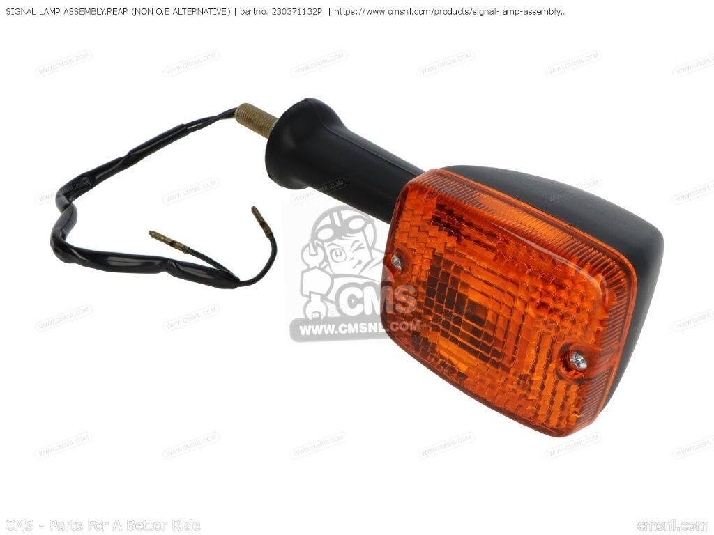 CMS シーエムエス SIGNAL LAMP ASSEMBLY，REAR (NON O.E. ALTERNATIVE)［230371132P］ KZ1000J1 KZ1000J2 KZ1000J3 KZ1000R1 EDDIE LAWSON REPLICA KZ1000R2 KZ1100B1 GPZ KZ1100B2 KZ550H1 KZ550H2 KZ700A1 KZ750L3 KZ750R1 EX305B1 GPZ305 KAWASAKI カワサキ ウインカー