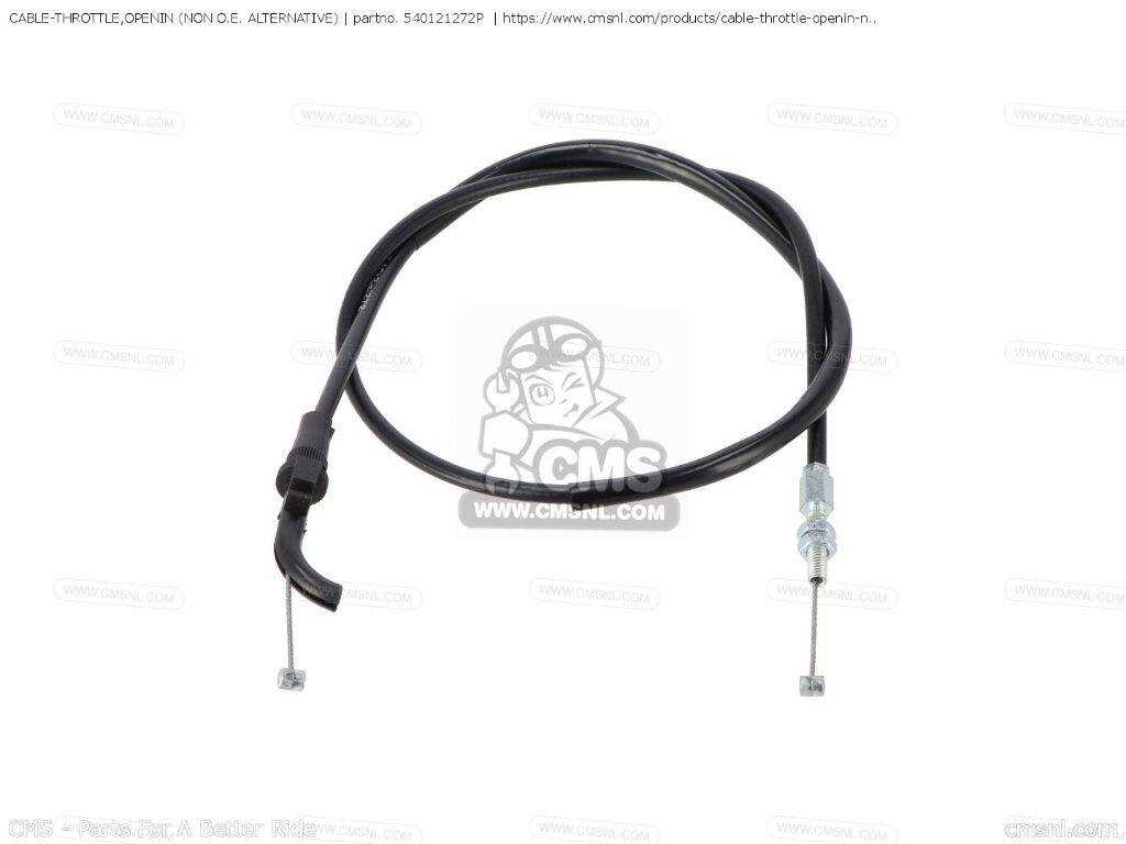 CMS シーエムエス CABLE-THROTTLE，OPENIN (NON O.E. ALTERNATIVE)［540121272P］ ZX900A3 GPZ900R ZX900A6 KAWASAKI カワサキ スロットルワイヤー・アクセルワイヤー ハンドル周辺パーツ ハンドル