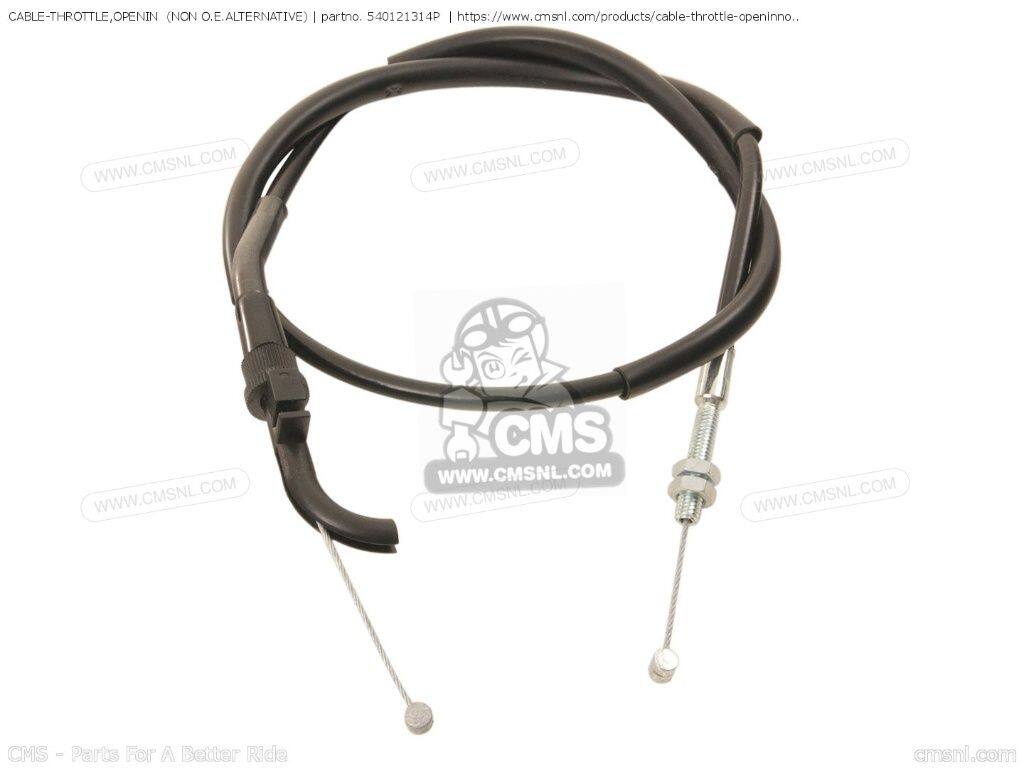 CMS シーエムエス CABLE-THROTTLE，OPENIN (NON O.E. ALTERNATIVE)［540121314P］ ZX750F1 NINJA 750R GPX750R ZX750F2 ZX750F2A ZX750F3 ZX750F4 ZX750H1 ZX7 ZXR750 ZX750H2 KAWASAKI カワサキ スロットルワイヤー・アクセルワイヤー ハンドル周辺パーツ ハンドル