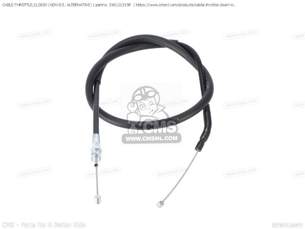 CMS シーエムエス CABLE-THROTTLE，CLOSIN (NON O.E. ALTERNATIVE)［540121315P］ ZX750F1 NINJA 750R GPX750R ZX750F2 ZX750F2A ZX750F3 ZX750F4 ZX750H1 ZX7 ZXR750 ZX750H2 KAWASAKI カワサキ スロットルワイヤー・アクセルワイヤー ハンドル周辺パーツ ハンドル