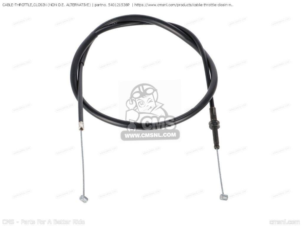 CMS シーエムエス CABLE-THROTTLE，CLOSIN (NON O.E. ALTERNATIVE)［540121538P］ ER500A1 ER5 ER500A2 ER500A3 ER500A4 ER500B1 ER500B2 ER500B3 ER500B4 ER500C1 ER500C2 KAWASAKI カワサキ スロットルワイヤー・アクセルワイヤー ハンドル周辺パーツ ハンドル