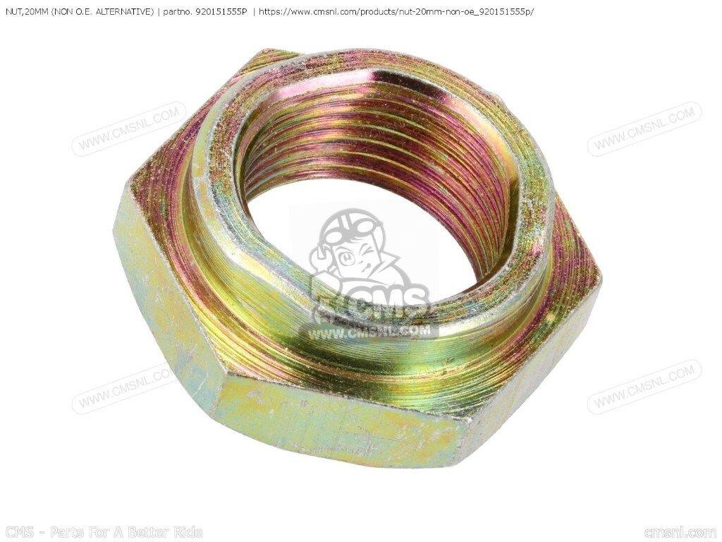 CMS シーエムエス NUT，20MM (NON O.E. ALTERNATIVE)［920151555P］ KAWASAKI カワサキ 汎用ナット 外装