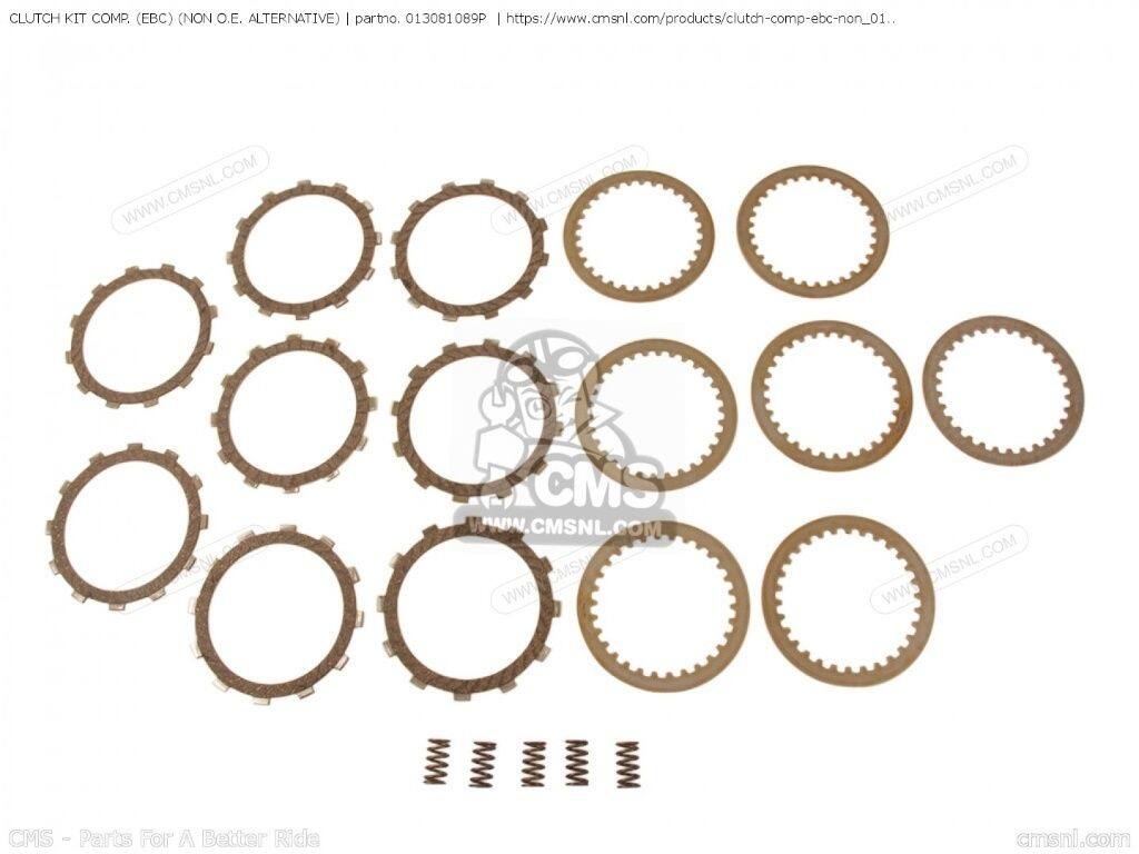 CMS シーエムエス CLUTCH KIT COMP. (EBC) (NON O.E. ALTERNATIVE)［013081089P］ KX250-J1 KX250-J2 KX250-M1 KX250-M2 KX250-R1 KX250R6F KX250R7F KX250R8F KX250 KAWASAKI カワサキ その他クラッチオプション・補修部品 駆動系
