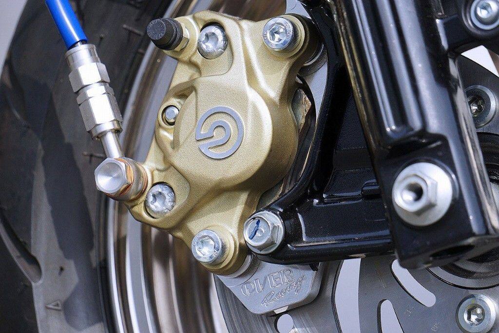 OVER オーヴァー フロントキャリパーサポート ブレンボ2P／カニ用 GROM Monkey125 ...