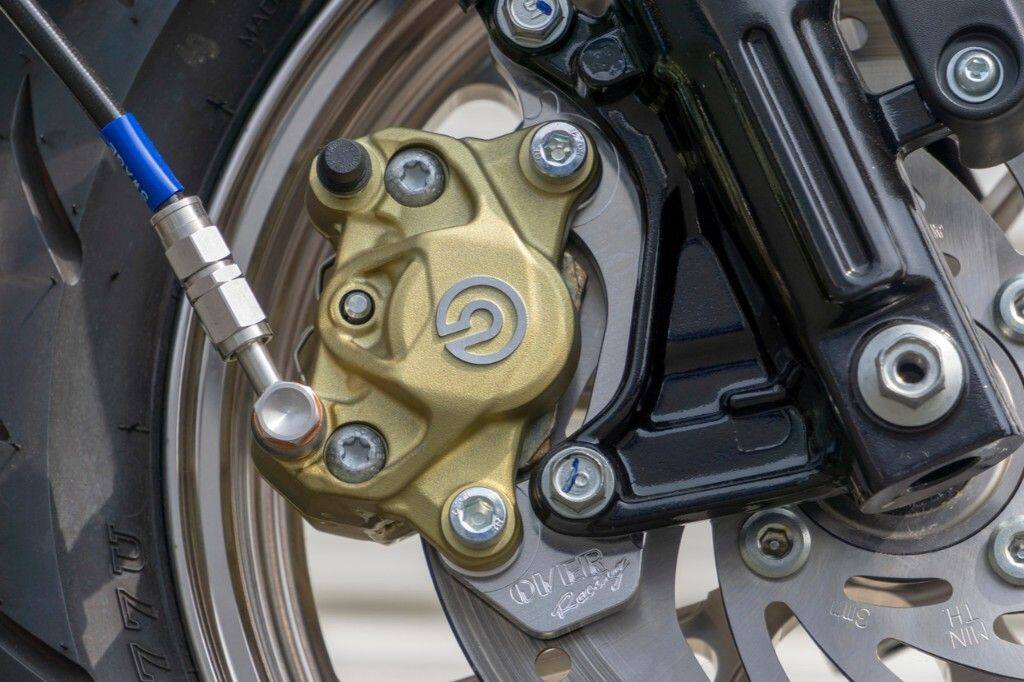 OVER オーヴァー フロントキャリパーサポート ブレンボ2P／カニ用 GROM Monkey125 ...
