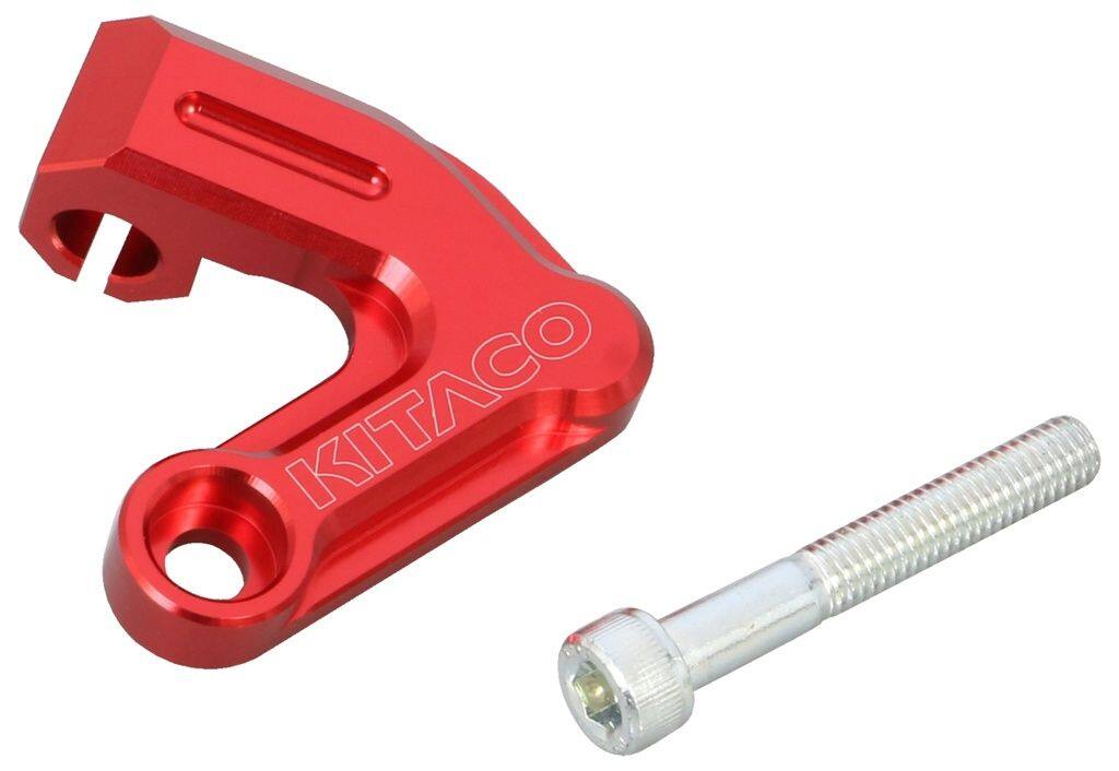 KITACO キタコ クラッチケーブルレシーバー モンキー125 グロム HONDA ホンダ クラッチケーブルホルダー 駆動系 カラー：レッド