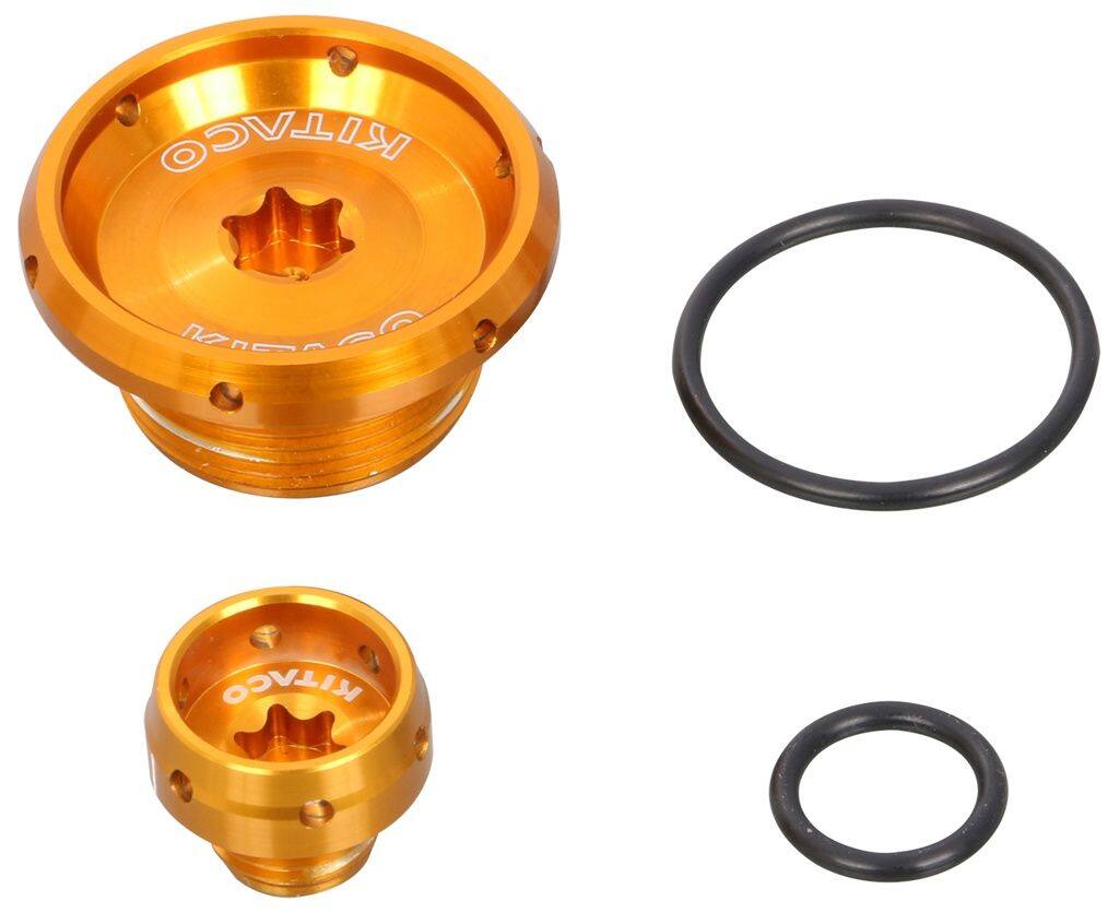 KITACO キタコ タイミングホールキャップセット タイプ2 CB125R CB250R CL250 CT125ハンターカブ グロム スーパーカブC125 ダックス125 モンキー125 レブル250 HONDA ホンダ オルタネーターカバー ジェネレーターカバー エンジンパーツ エンジン カラー：ゴールド