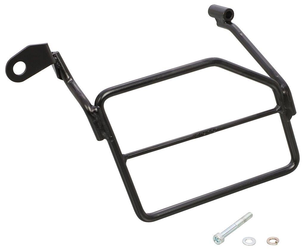 ■商品概要ボルトオン【材質】スチール製【カラー】ブラック取り付けボルト付属【下記のキタコ製品と併用可】(スーパーカブ50/110)○KITACOリアショック(520-1439010・520-1439030・520-1439050)(クロスカブ110)○KITACOリアショック(520-1446020・520-1446050・520-1446090)○GEARS×KITACOリアショック(520-1446100)■詳細説明サイドバッグの巻き込み防止に！サイドバッグ等がタイヤに接触したり巻き込まれたりするのを防ぐサポートバーです。■注意点※画像には他の商品が含まれております。※メーカー都合により商品の仕様変更がある場合がございます。ご了承ください。■適合車種クロスカブ110&ensp;クロスカブ110&ensp;&ensp;備考: JA45/JA60/JA79クロスカブ110ライト&ensp;クロスカブ110ライト&ensp;&ensp;備考: JA45/JA60/JA79クロスカブ50&ensp;クロスカブ50&ensp;&ensp;備考: AA06スーパーカブ110&ensp;スーパーカブ110&ensp;&ensp;備考: JA44/JA59/JA76スーパーカブ110ライト&ensp;スーパーカブ110ライト&ensp;&ensp;備考: JA44/JA59/JA76スーパーカブ50&ensp;スーパーカブ50&ensp;&ensp;備考: AA09