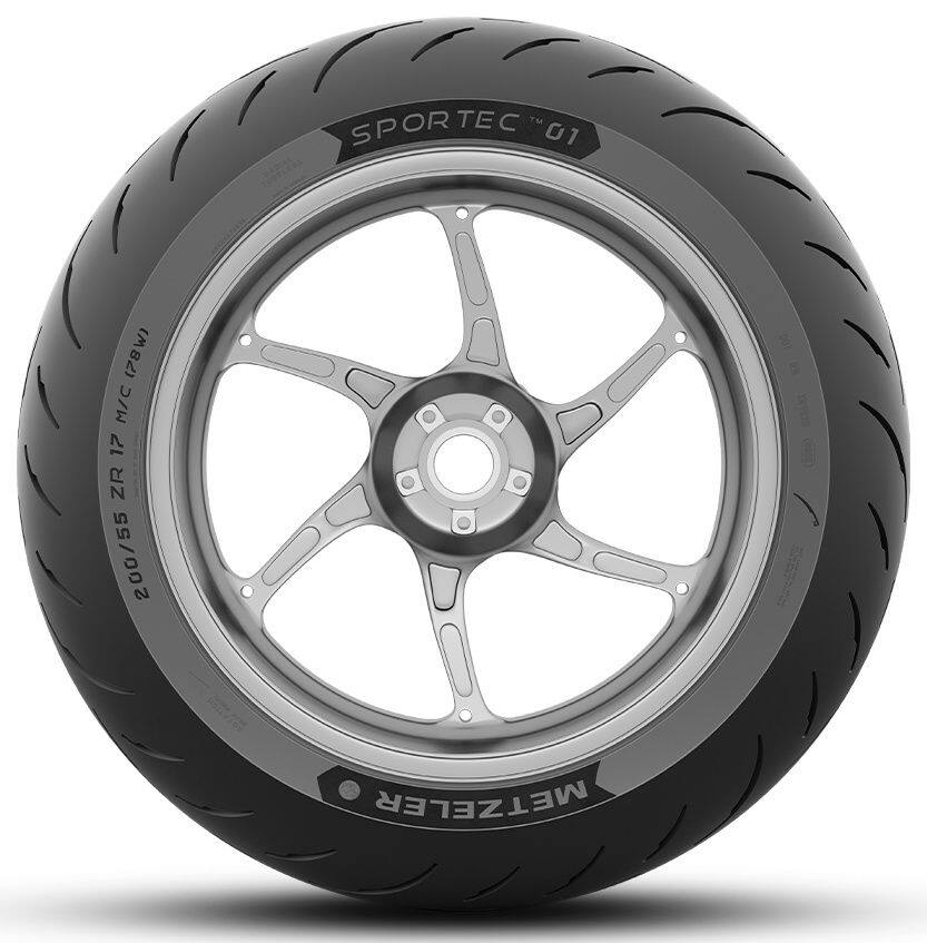 METZELER メッツラー SPORTEC 01【110/70 ZR17 M/C TL 54W】スポルテック タイヤ ...