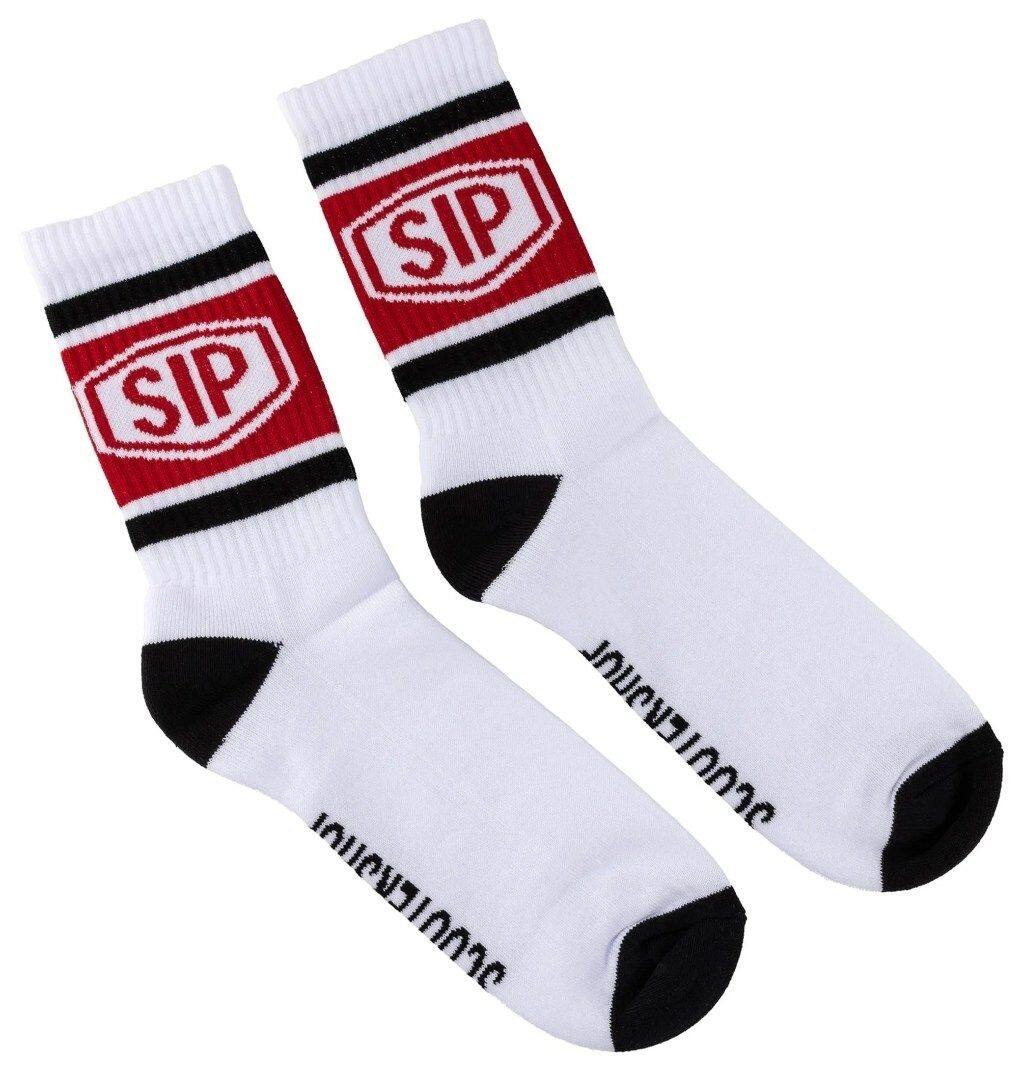 SIP Scootershop エスアイピー スクーターショップ 【SIP】 ソックス テープロゴ仕...
