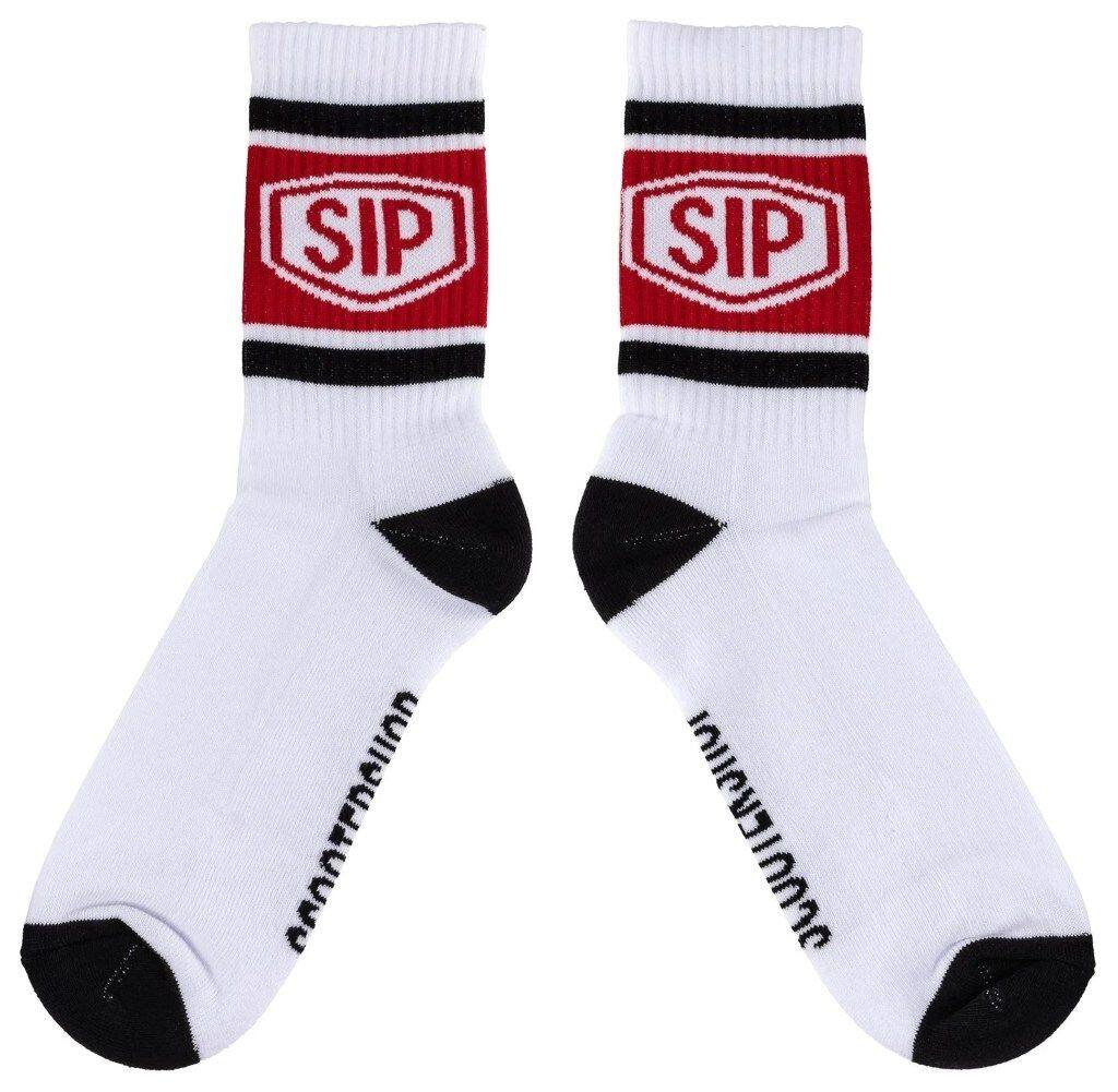 SIP Scootershop エスアイピー スクーターショップ 【SIP】 ソックス テープロゴ仕...