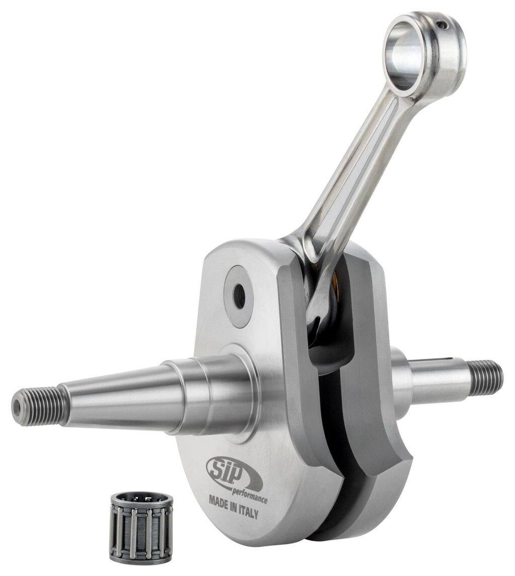 SIP Scootershop エスアイピー スクーターショップ  ベルシェイプクランクシャフト Uncle Tom by PRIMATIST 200 DS Rally COSA 1 2 P200E PX200E Arcobaleno Elestart PX200 E’98／MY／Millenium Vespa ベスパ クランクシャフト エンジンパーツ