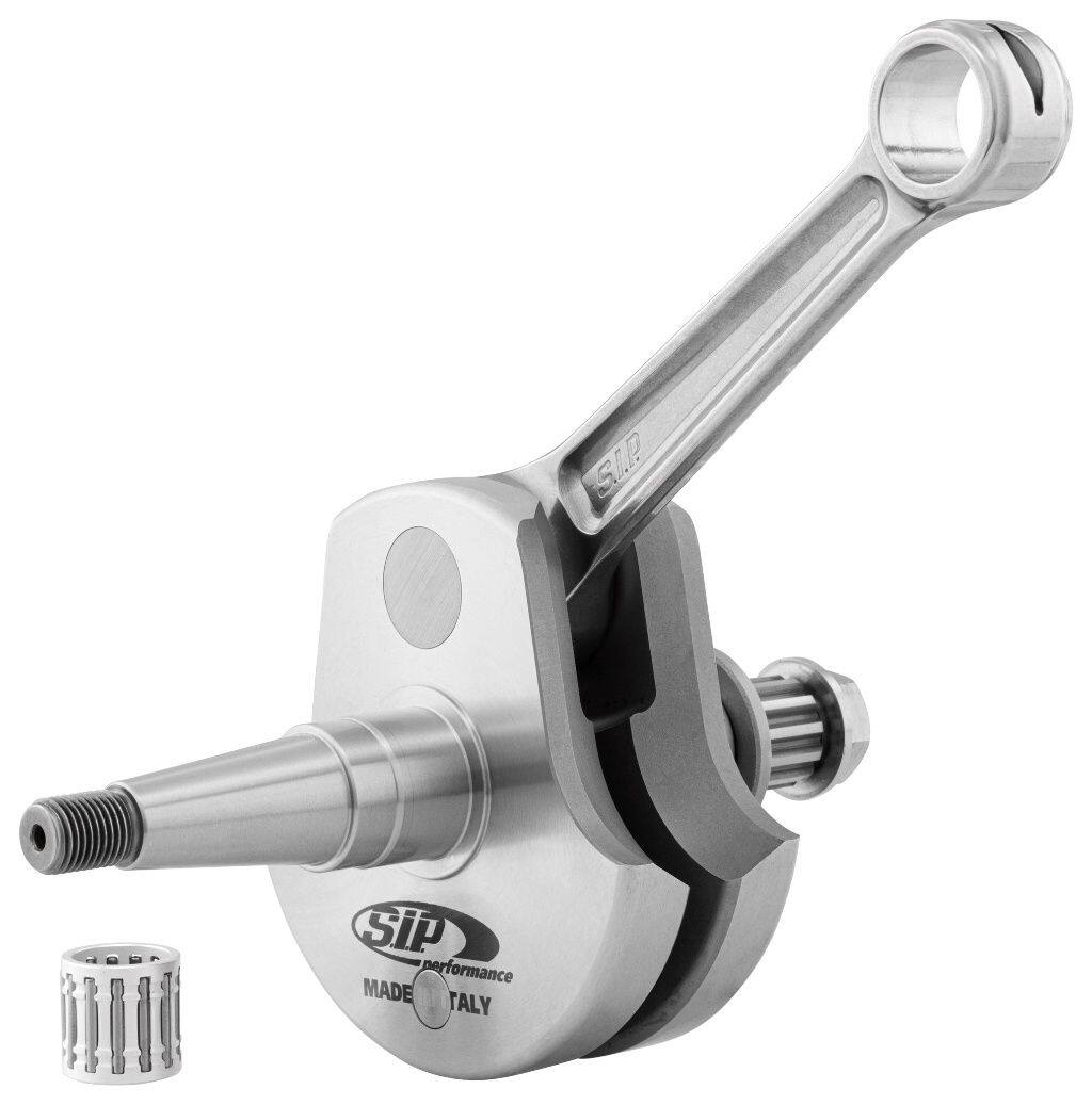 SIP Scootershop エスアイピー スクーターショップ  ベルシェイプクランクシャフト Uncle Tom by PRIMATIST 200 DS Rally COSA 1 2 P200E PX200E Arcobaleno Elestart PX200 E’98／MY／Millenium Vespa ベスパ クランクシャフト エンジンパーツ