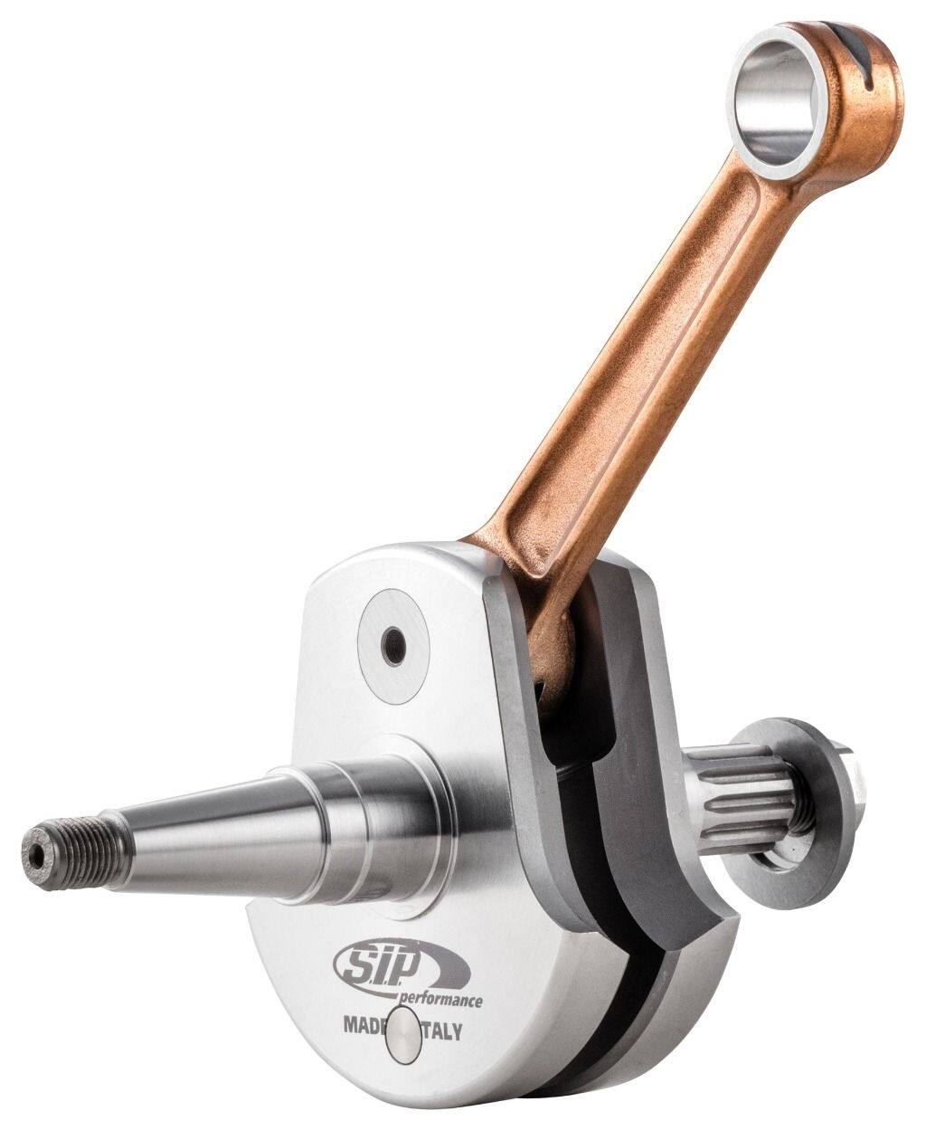 SIP Scootershop エスアイピー スクーターショップ  ベルシェイプクランクシャフト PREMIUM Uncle Tom by PRIMATIST 200 DS Rally COSA 1 2 P200E PX200E Arcobaleno Elestart PX200 E’98／MY／Millenium Vespa ベスパ クランクシャフト エンジン