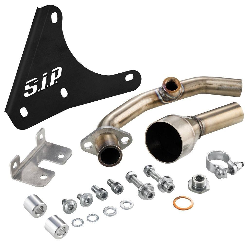 SIP Scootershop エスアイピー スクーターショップ 【SIP PERFORMANCE】 コネクティングピース SIP，レーシングマフラー Tribute用 Primavera i.e. 3V Euro4 iGet 3V／Touring Sprint 3V／Sport Vespa ベスパ エキゾーストパイプ マフラー