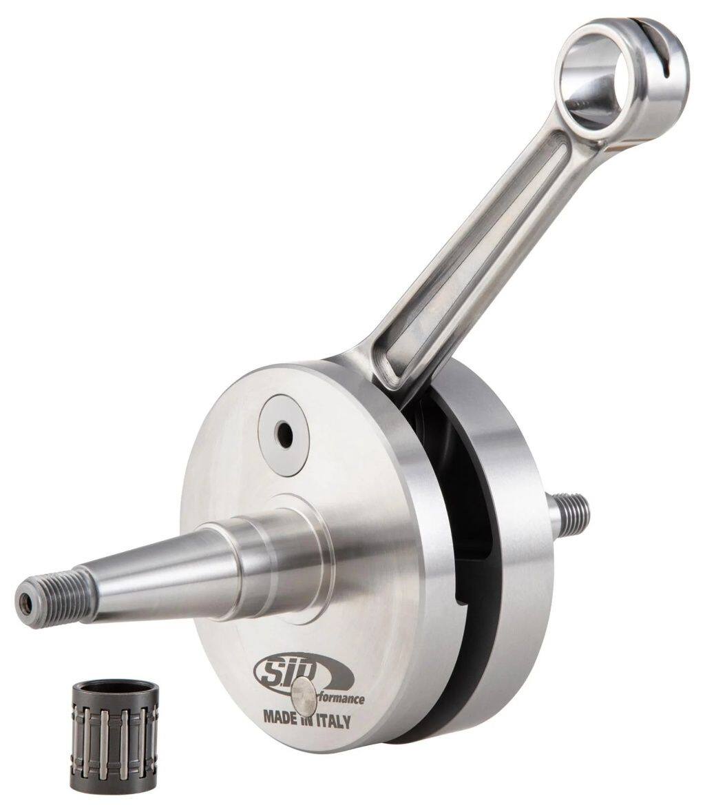 SIP Scootershop エスアイピー スクーターショップ  ロングストローククランクシャフト PERFORMANCE by PRIMATIST 200 DS Rally COSA 1 2 P200E PX200E Arcobaleno Elestart PX200 E’98／MY／Millenium Vespa ベスパ クランクシャフト エンジンパーツ