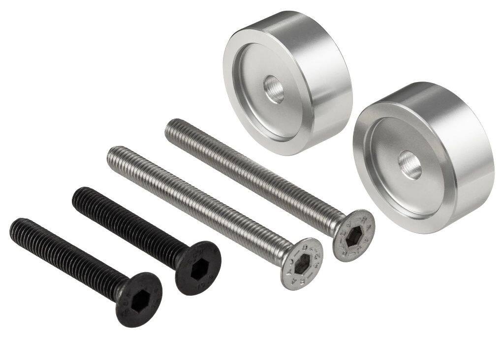 SIP Scootershop エスアイピー スクーターショップ  取付キット SIP，バーエンドミラー PORDOI用 標準バーエンド併用時，左右 RoyalAlloy ロイヤルアロイ Vespa ベスパ バーエンド ハンドル