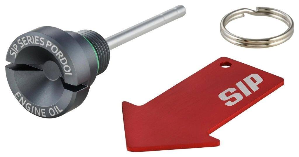 SIP Scootershop エスアイピー スクーターショップ  オイルフィラーボルト エンジンオイル用 PORDOI SR Max i.e. Nexus euro 3 Beverly MP3 Ibridio LT YOUrban ERL X7 Euro3 GTS Super／Super Sport Super ディップスティック・レベルゲージ エンジン