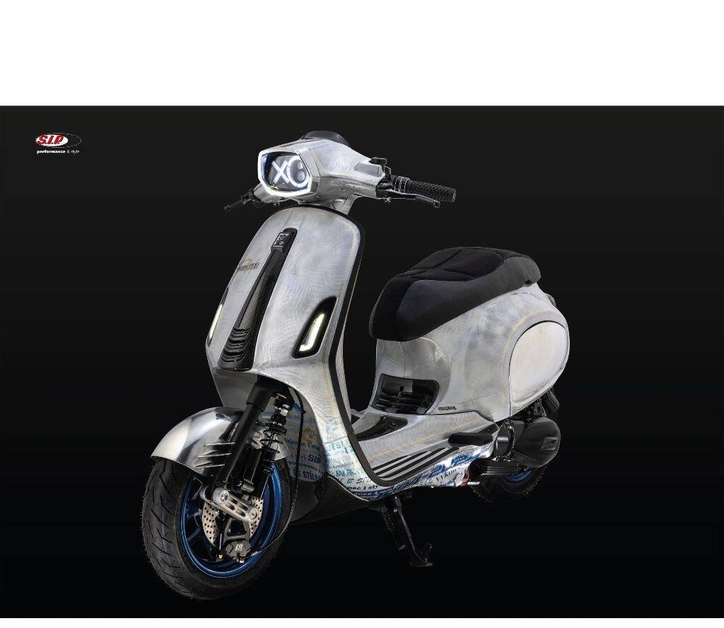 SIP Scootershop エスアイピー スクーターショップ 【SIP】 ポスター 'Vespa TRIBUTE' モダンベスパモチーフ ポスター・カレンダー バイク関連グッズ
