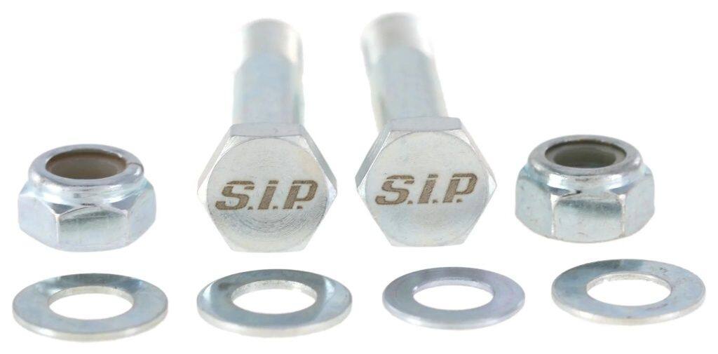 ■商品概要2個■詳細説明六角ナットとボルトのSIPショックアブソーバー固定キット。ナットの頭にはSIPロゴがレーザー加工されており、スプリングワッシャーとナイロックナットも付属しています。これらのファスナーは通常、SIPパフォーマンスショックアブソーバーユニットに付属していますが、標準のショックアブソーバーの見栄えも良くなります。■注意点※取扱説明書が付属する場合は外国語となります。※輸入商材の為、納期が遅れる場合がございます。あらかじめご了承ください。※画像には他の商品が含まれている場合があります。※メーカー都合により商品の仕様変更がある場合がございます。ご了承ください。■適合車種Star 125 2T／DLX／Via Toscana／Deluxe&ensp;Star 125 2T／DLX／Via Toscana／Deluxe&ensp;&ensp;備考: 125cc engine 2T ACStar 125 4T Automatica／Deluxe／II CVT／Stella Automatic&ensp;Star 125 4T Automatica／Deluxe／II CVT／Stella Automatic&ensp;&ensp;備考: 125cc engine 4T ACStar 125 4T／Deluxe 125 4S／Speedy／Stella&ensp;Star 125 4T／Deluxe 125 4S／Speedy／Stella&ensp;&ensp;備考: 125cc engine 4T ACStar 150 2T／DLX／Via Toscana／Star／Stella／Belladonna RV&ensp;Star 150 2T／DLX／Via Toscana／Star／Stella／Belladonna RV&ensp;&ensp;備考: 150cc engine 2T ACStar 150 4T／Deluxe 150 4S／Speedy／Stella&ensp;Star 150 4T／Deluxe 150 4S／Speedy／Stella&ensp;&ensp;備考: 150cc engine 4T ACStar 200 4T／Deluxe 4S&ensp;Star 200 4T／Deluxe 4S 年式: 12&ensp;&ensp;備考: 200cc engine 4T ACP125X&ensp;P125X 年式: 77-82&ensp;&ensp;備考: 125cc type VNX1T engine 2T ACP150 S&ensp;P150 S 年式: 78-90&ensp;&ensp;備考: 150cc type VBX1T engine 2T ACP150X&ensp;P150X 年式: 78-85&ensp;&ensp;備考: 150cc type VLX1T engine 2T ACPX150E&ensp;PX150E 年式: 78-85&ensp;&ensp;備考: 150cc type VLX1T engine 2T AC&ensp;PX150E 年式: 83-97&ensp;&ensp;備考: 150cc type VLX1T engine 2T AC&ensp;PX150E 年式: 98-05&ensp;&ensp;備考: 150cc type VLX1T engine 2T ACPX150&ensp;PX150 年式: 78-85&ensp;&ensp;備考: 150cc type VLX1T engine 2T AC&ensp;PX150 年式: 83-97&ensp;&ensp;備考: 150cc type VLX1T engine 2T AC&ensp;PX150 年式: 98-05&ensp;&ensp;備考: 150cc type VLX1T engine 2T ACP200E&ensp;P200E 年式: 77-83&ensp;&ensp;備考: 200cc type VSX1T engine 2T ACPX200E&ensp;PX200E 年式: 77-83&ensp;&ensp;備考: 200cc type VSX1T engine 2T AC&ensp;PX200E 年式: 83-97&ensp;&ensp;備考: 200cc type VSX1T engine 2T ACP80X／PX80 E&ensp;P80X／PX80 E 年式: 81-83&ensp;&ensp;備考: 80cc type V8X1T engine 2T ACP80&ensp;P80 年式: 80-84&ensp;&ensp;備考: 80cc type V8A1T engine 2T AC...