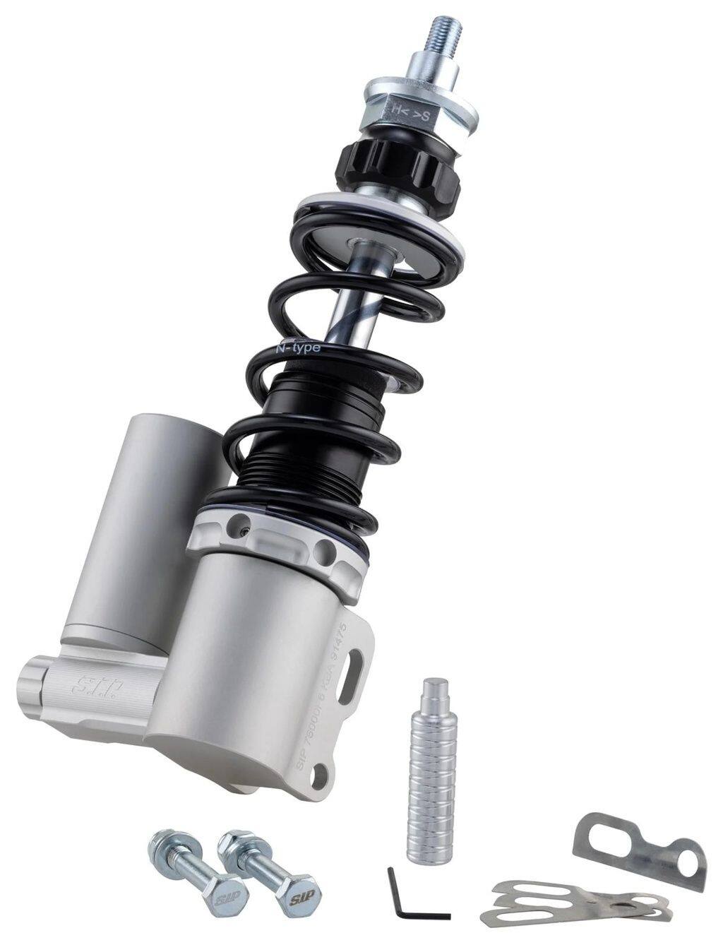 ■商品概要l 185 mmCNCアルミ削り出し本体：シルバーマットスプリング：ブラック圧縮ストローク：9段階設定スプリングプリロード：調整可能リバウンド調整：18段階設定認証：ABE、KBA 91475 との認証サスペンション SPORT - 快適■詳細説明Vespa PK モデル用のスポーティなフロント ショックアブソーバー。Vespa Largeframe および Oldie モデルのフォーク変換の完璧なベース。SIP PERFORMANCE ショックアブソーバー シリーズは、数千年前にVespaショックアブソーバー市場を新たな世紀へと押し上げ、以前の範囲とのギャップを埋めた。手頃な価格で最先端の調整可能なCNCアルミ削り出しショックアブソーバー。スプリング プリロードの連続調整18 ウェイ調整可能なリバウンドダンピング30年以上のスクーター経験から得たすべての経験が開発に流れ込みました。量産前に、SIPパフォーマンスショックアブソーバーは、シュヴァインフルトにあるクラッチとサスペンションの専門会社ザックス(2001年以降、ZFフリードリッヒスハーフェンAG)でもテストされました。ビチューボと同様のガス圧ショックアブソーバーは、比較対象として機能しました。テスト結果は、SIPの予備作業とベスパの理想的な概念を確認しました。ザックスのエンジニアによると、SIPパフォーマンスがテストの勝者でした。したがって、SIPのアイデアに基づいたハイエンドショックアブソーバーに凝縮されたこの経験を皆さんにご紹介できることを特に誇りに思います。無限に可変のスプリングプリロードや調整可能なリバウンドダンピングなどの機能は、洗練された特性の一部にすぎません。14mmのストロークロッド、硬化した素材、上部ゴムベアリング用の追加のガイドプレートなどの技術的改良により、安定性が著しく向上しました高品質の素材は、正確かつ詳細なCNC製造と表面保護を含む完璧な仕上げはもちろんのことです。リアショックアブソーバーの納入範囲には、リアロアマウント用のSIPネジキットも含まれています。これには、すべての一般的な取り付け直径(M9/M10)用のナットを含むネジが含まれています！また、さまざまなメーカーのステアリングコラムとショックアブソーバーマウントの公差を補正するためのシムも供給しています。2.0シリーズは、長距離や悪路でも快適な走行特性を実現するために、ツーリングライダーのさらなる快適性を追求して設計されました。ピストンロッドは14mmとさらに強化され、ロアマウントはより堅牢になり、設計と内部構造が変更されました。コンフォートからスポーティなタイトまで調整範囲が可能です。スプリングプリロード：ナットによる調整で、無負荷時のスプリングの長さを制限します。リバウンド調整：リバウンド調整は、全体像をプラスに仕上げ、ショックアブソーバーのスプリングのたわみ挙動に影響を与えます。つまりたとえば、道路の段差を乗り越えるときや、明らかにブレーキング中の反応動作を調整します。ここにはリバウンドダンピングの 18 個の調整オプション(「クリック」)があります。リバウンドアジャスターを時計回りに回すとダンピングが増加し、反時計回りに回すとダンピングが減少します(視点方向) ＝上面図)。圧縮ダンピング調整：圧縮ダンピングは、ショックが圧縮する速さを調整します。これは、サスペンションの反応の敏感さを調整するために重要です。バンプには反応するはずですが、ジャンプし始めることはありません。ここでは 9 つの調整オプションが利用可能です。膨張タンク：膨張タンクは、オイルに十分な容量と、圧縮制御に対応するために必要なスペースを提供します。より多くのオイルが、たとえ重い状況下であっても、より長い時間一定の温度を維持します。膨張タンクとショックアブソーバーの間の流路を調整することができ、圧縮段階を形成します。最終的に重要なのは、ショックアブソーバーの適切な設定を見つけることです。サスペンションを完璧にセットアップするには、いくつかの点を考慮する必要があります。これがどのように機能するかをここでまとめました。フォーク変換に最適なソリューション長さ 185 mm のショックアブソーバーは、フォーク変換に特に適しています。例v50 または PV への PK フォークの取り付け、または Sprint または VBB への PX フォークの取り付け用。Vespa PK モデル用の SIP PERFORMANCE ショックアブソーバーは4色からお選びいただけます。バリエーション：ブラックとシルバー、それぞれ光沢とマットがあります。スプリングは常に黒です。注：Grimeca ディスクブレーキの場合、ショックアブソーバーマウントは少し再加工する必要がある場合があります。工場のプラスチックコーティングには、コーティングの厚さに非常に大きな製造上のばらつきがある場合があります。簡単かつ迅速に自分で行うことができます。ABE の最新バージョンは、ダウンロードで見つ...■注意点※取扱説明書が付属する場合は外国語となります。※輸入商材の為、納期が遅れる場合がございます。あらかじめご了承ください。※画像には他の商品が含まれている場合があります。※メーカー都合により商品の仕様変更がある場合がございます。ご了承ください。■適合車種125 N&ensp;125 N 年式: 59&ensp;&ensp;備考: MOTOVESPA 125cc type VT engine 2T AC125 S&ensp;125 S 年式: 59&ensp;&ensp;備考: MOTOVESPA 125cc type VTT engine 2T AC&ensp;125 S 年式: 59-65&ensp;&ensp;備考: 125cc type VNS1-6 engine 2T AC150 GS&ensp;150 GS 年式: 67&ensp;&ensp;備考: MOTOVESPA 150cc type 04C engine 2T AC150 Sprint&ensp;150 Sprint 年式: 66&ensp;&ensp;備考: MOTOVESPA 150cc type 04C engine 2T AC&ensp;150 Sprint 年式: 65-74&ensp;&ensp;備考: 150cc type VLB1T engine 2T AC150 S&ensp;150 S 年式: 62&ensp;&ensp;備考: MOTOVESPA 150cc type VTT engine 2T AC&ensp;150 S 年式: 64&ensp;&ensp;備考: MOTOVESPA 150cc type V13502C engine 2TAC160／GT&ensp;160／GT 年式: 68&ensp;&ensp;備考: MOTOVESPA 160cc type 09C engine 2T AC100&ensp;100 年式: 78-90&ensp;&ensp;備考: 100cc type V9B1T engine 2T AC100Sport&ensp;100Sport 年式: 78-90&ensp;&ensp;備考: 100cc type V9B1T engine 2T AC125 (T1／125) (D)&ensp;125 (T1／125) (D) 年式: 57-59&ensp;&ensp;備考: 125cc type VNA1-2 engine 2T AC125 (T2／125) (D)&ensp;125 (T2／125) (D) 年式: 59-65&ensp;&ensp;備考: 125cc type VNB1-6 engine 2T AC125 GTR&ensp;125 GTR 年式: 68-78&ensp;&ensp;備考: 125cc type VNL2T engine 2T ACSprint 125&ensp;Sprint 125 年式: 61-73&ensp;&ensp;備考: 125cc type VNL1-2 engine 2T AC125GT&ensp;125GT 年式: 61-73&ensp;&ensp;備考: 125cc type VNL1-2 engine 2T AC125 Primavera ET3&ensp;125 Primavera ET3 年式: 76-90&ensp;&ensp;備考: 125cc type VMB1T engine 2T AC125 Primavera&ensp;125 Primavera 年式: 67-83&ensp;&ensp;備考: 125cc type VMA2T engine 2T AC125 Super&ensp;125 Super 年式: 65-69&ensp;&ensp;備考: 125cc type VNC1T engine 2T AC125 TS&ensp;125 TS 年式: 75-78&ensp;&ensp;備考: 125cc type VNL3T engine 2T AC125&ensp;125 年式: 65-67&ensp;&ensp;備考: 125cc type VMA1T engine 2T AC...