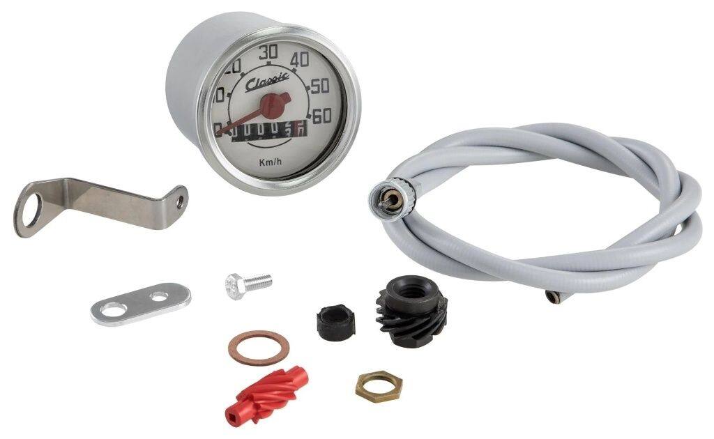 Rakuten - SIP Scootershop エスアイピー スクーターショップ 【SIP SPAREPARTS】 スピードメーターキット 100 100Sport 50 L Revival R SR／Sprinter S 50／N 90 Racer Vespa ベスパ スピードメーター メーター・インジケーター関係 電装系