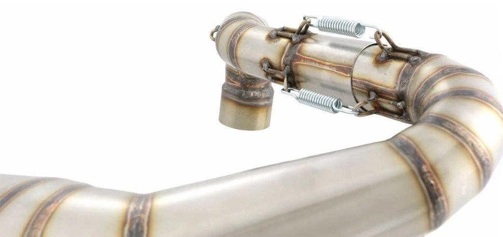SIP Scootershop エスアイピー スクーターショップ  レーシングマフラー Performance 2.0，ステンレス 未塗装，ステンレスサイレンサー サイレンサーカラー：シルバー 200 DS COSA 1 P200E PX200E Arcobaleno Elestart PX200 E ’98／MY／Millenium
