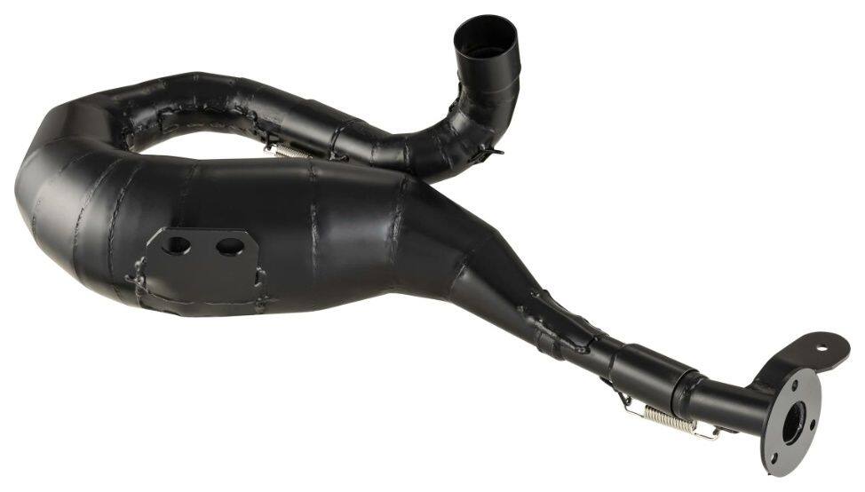 SIP Scootershop エスアイピー スクーターショップ  レーシングマフラー Performance 2.0，スチール ブラック 200 DS COSA 1 P200E PX200E Arcobaleno Elestart PX200 E ’98／MY／Millenium Vespa ベスパ チャンバー マフラー