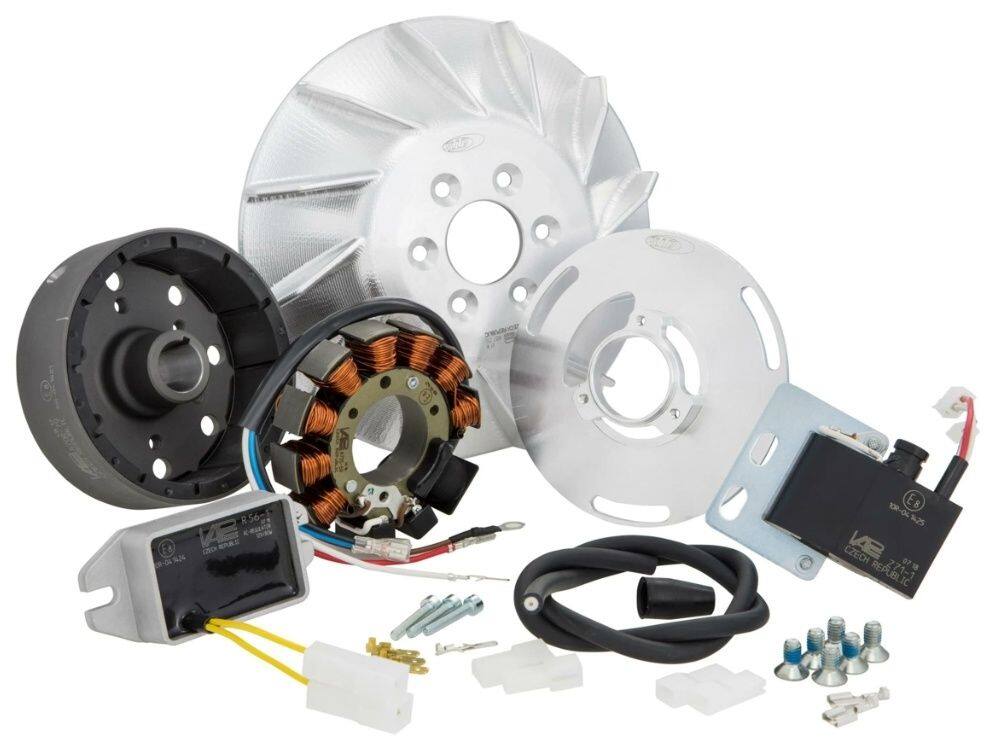 SIP Scootershop エスアイピー スクーターショップ  点火システム PERFORMANCE by VAPE Road 12V AC 125 N S 150 GS Sprint T1／125 D T2／125 GTR 125GT Super TS T4／150 GL Touring DK Veloce Vespa ベスパ オルタネーター・ジェネレーター 電装系