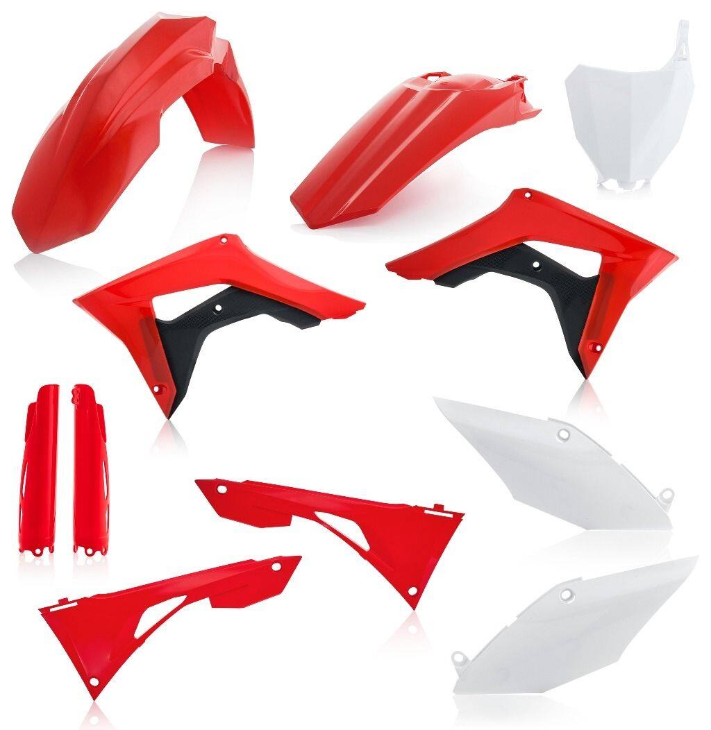 ■商品概要553 - Standard・0022379.110 HONDA用フロントフェンダー・0022381.349 HONDA用ラジエタースクープ・0022382.030 HONDA用サイドパネル・0022383.110 HONDA用リアフェンダー・0022465.110 HONDA用エアボックスカバー・0023607.110 HONDA用ロアフォークカバー・0023964.030 HONDA用フロントナンバープレート■注意点※取扱説明書が付属する場合は外国語となります。※輸入商材の為、納期が遅れる場合がございます。あらかじめご了承ください。※画像には他の商品が含まれている場合があります。※メーカー都合により商品の仕様変更がある場合がございます。ご了承ください。　※受注後のキャンセル、返品、都合交換はできません。予めご了承ください。■適合車種CRF 250 R&ensp;CRF 250 R 年式: 19-21CRF 450 R&ensp;CRF 450 R 年式: 19-20