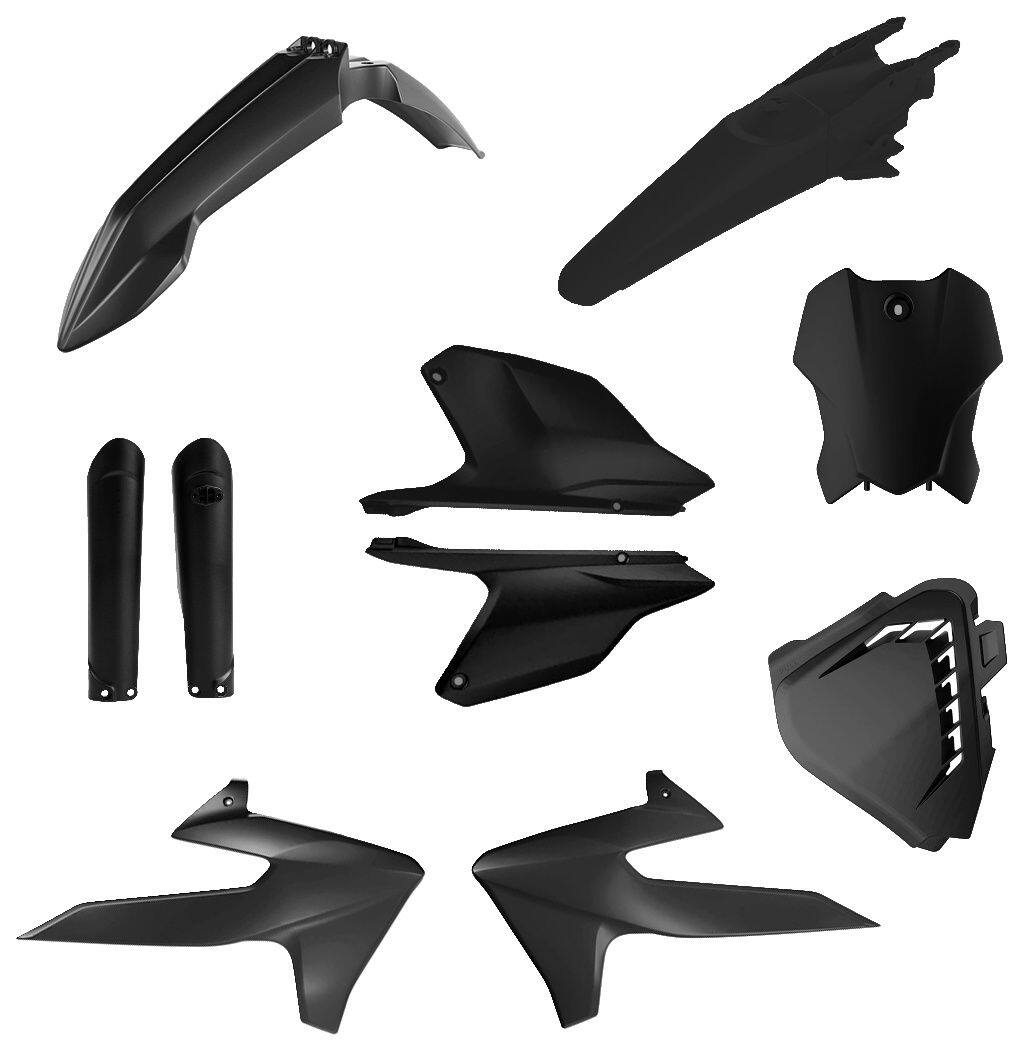 ■商品概要090 - black・0017842.090 ロアフォークカバー・0027131.090 TRIUMPH用フロントフェンダー・0027132.090 TRIUMPH用ラジエタースクープ・0027133.090 TRIUMPH用フロントナンバープレート・0027135.090 TRIUMPH用サイドパネル・0027136.090 TRIUMPH用エアボックスカバー・0027137.090 TRIUMPH用リアフェンダー■注意点※取扱説明書が付属する場合は外国語となります。※輸入商材の為、納期が遅れる場合がございます。あらかじめご了承ください。※画像には他の商品が含まれている場合があります。※メーカー都合により商品の仕様変更がある場合がございます。ご了承ください。　※受注後のキャンセル、返品、都合交換はできません。予めご了承ください。■適合車種TF 250 X&ensp;TF 250 X 年式: 24-26TF 450 X&ensp;TF 450 X 年式: 26TF 450-RC&ensp;TF 450-RC 年式: 25