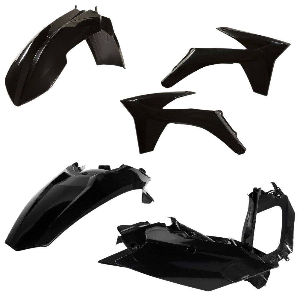 ■商品概要090 - black・0010296.090 KTM用フロントフェンダー・0015693.090 KTM用ラジエタースクープ・0016232.090 KTM用リアフェンダー・0016873.090 KTM用サイドエアボックスパネル■注意点※取扱説明書が付属する場合は外国語となります。※輸入商材の為、納期が遅れる場合がございます。あらかじめご了承ください。※画像には他の商品が含まれている場合があります。※メーカー都合により商品の仕様変更がある場合がございます。ご了承ください。　※受注後のキャンセル、返品、都合交換はできません。予めご了承ください。■適合車種EXC 125&ensp;EXC 125 年式: 12-13EXC 200&ensp;EXC 200 年式: 12-13EXC 250&ensp;EXC 250 年式: 12-13EXC 300&ensp;EXC 300 年式: 12-13EXC-F 250&ensp;EXC-F 250 年式: 12-13EXC-F 350&ensp;EXC-F 350 年式: 12-13EXC-F 450&ensp;EXC-F 450 年式: 12-13EXC-F 500&ensp;EXC-F 500 年式: 12-13