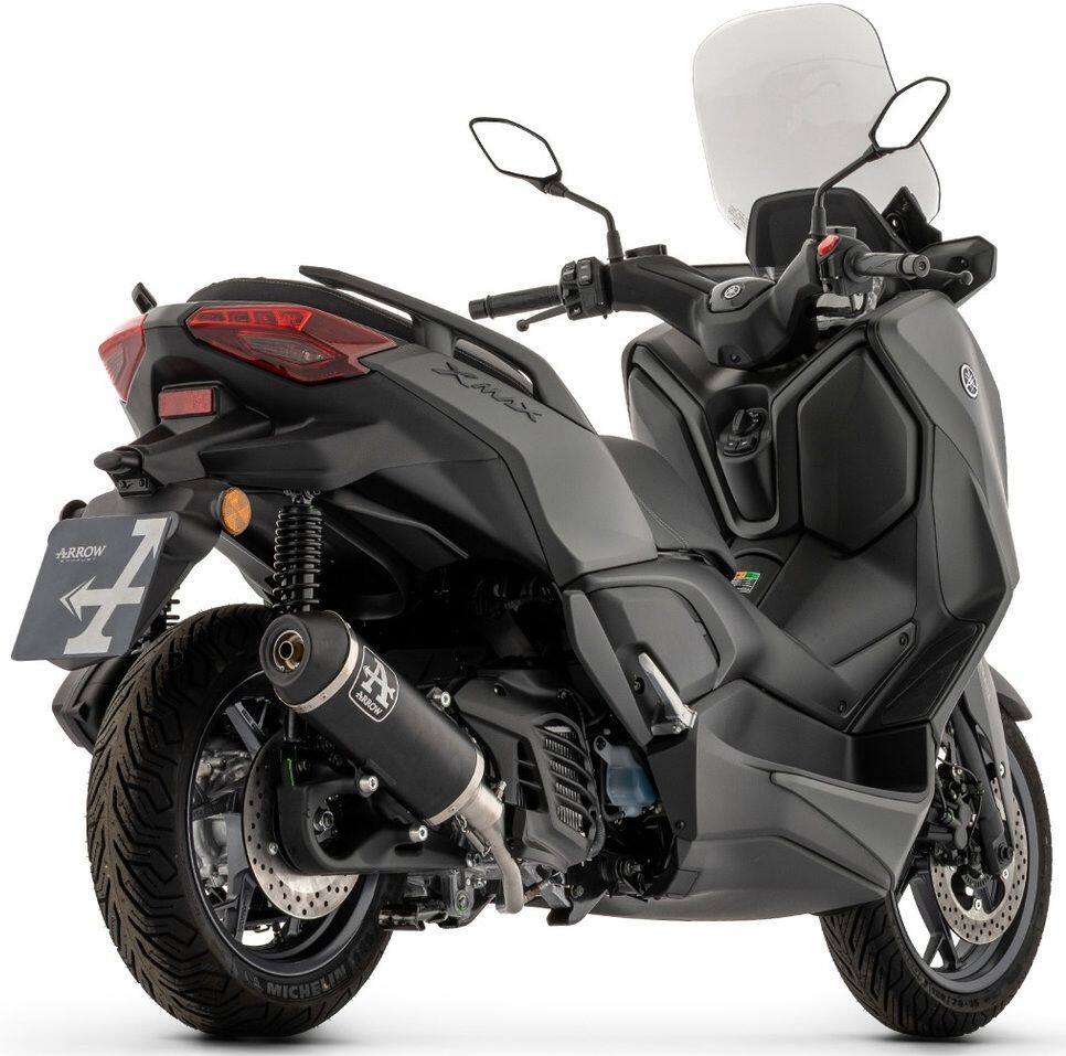 ARROW アロー Racing full system with Urban aluminium 'Dark' silencer 'black'steel end cap XMAX 125 YAMAHA ヤマハ フルエキゾーストマフラー マフラー